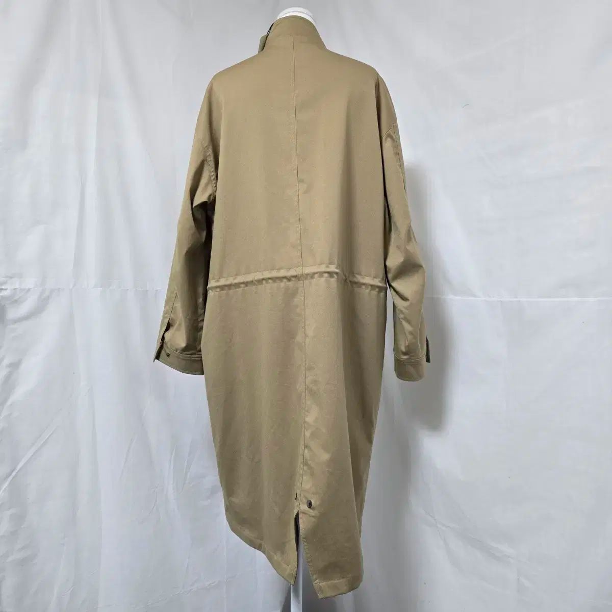 DRAW FIT ベージュ ロング マウンテンパーカー アウター コート メンズ100-105 1103