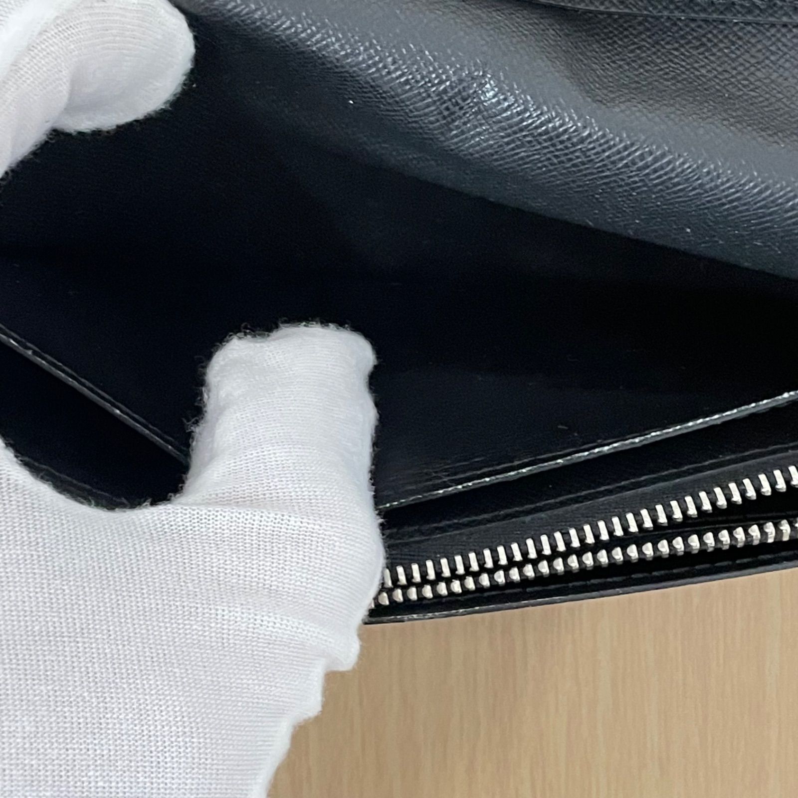  ▪️ LOUIS VUITTON ルイヴィトン タイガ ポルトフォイユ ブラザ 長財布 二つ折り財布 ブラック 黒 メンズ 二つ折り財布 折り財布