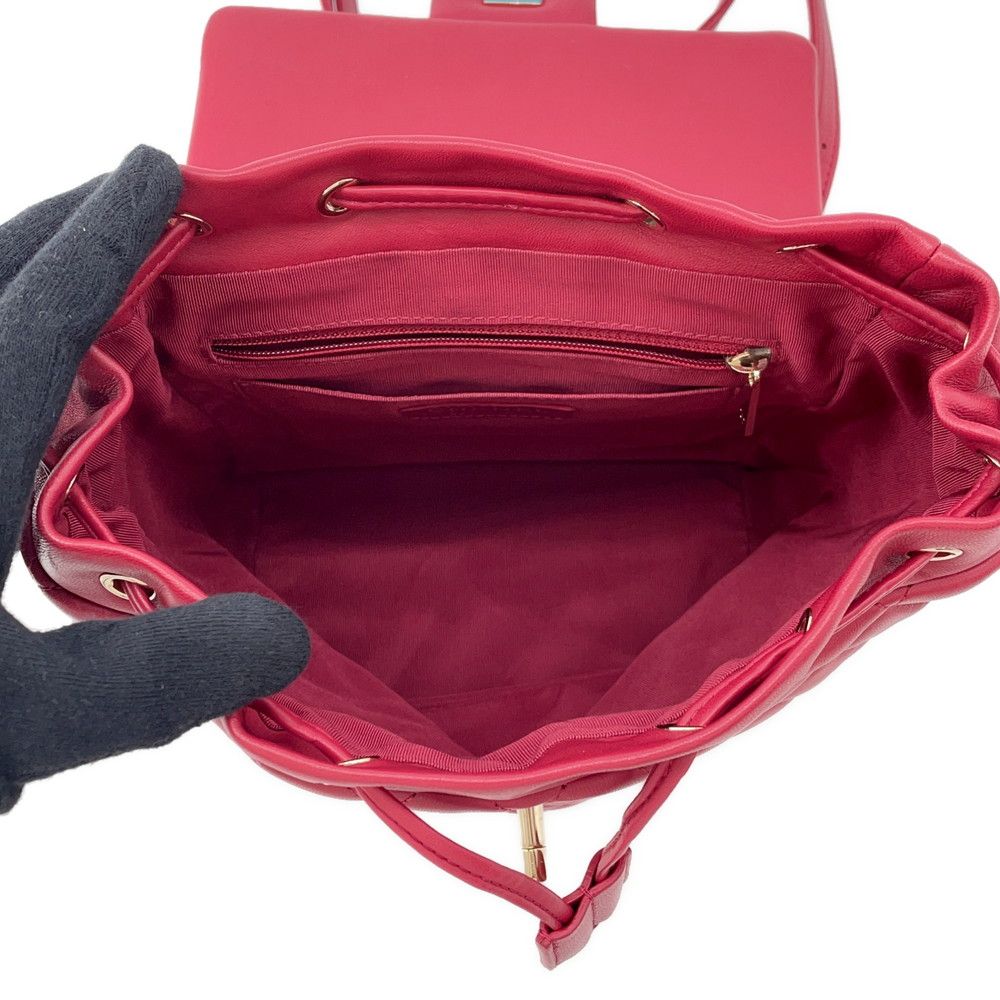 シャネル リュック バックパック マトラッセ ココマーク チェーン ラムスキン A91121 CHANEL リュックサック DECORATOM_COM_BR