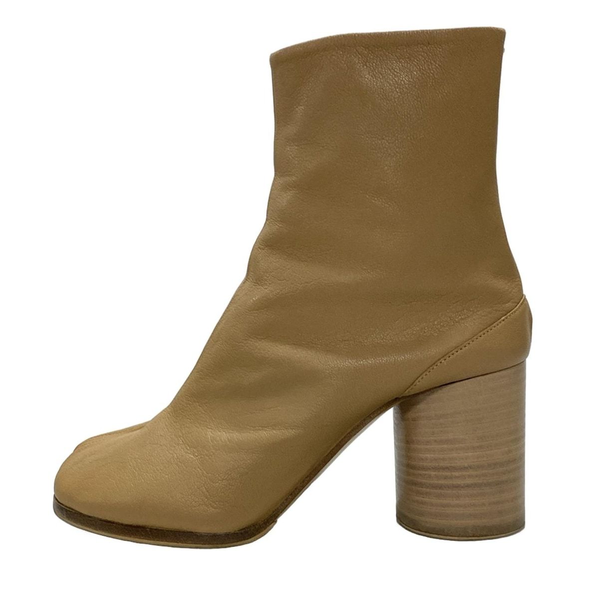 Maison Margiela メゾンマルジェラ ショートブーツ 37 レディース - ライトブラウン タビ アウトソール張替済 レザー