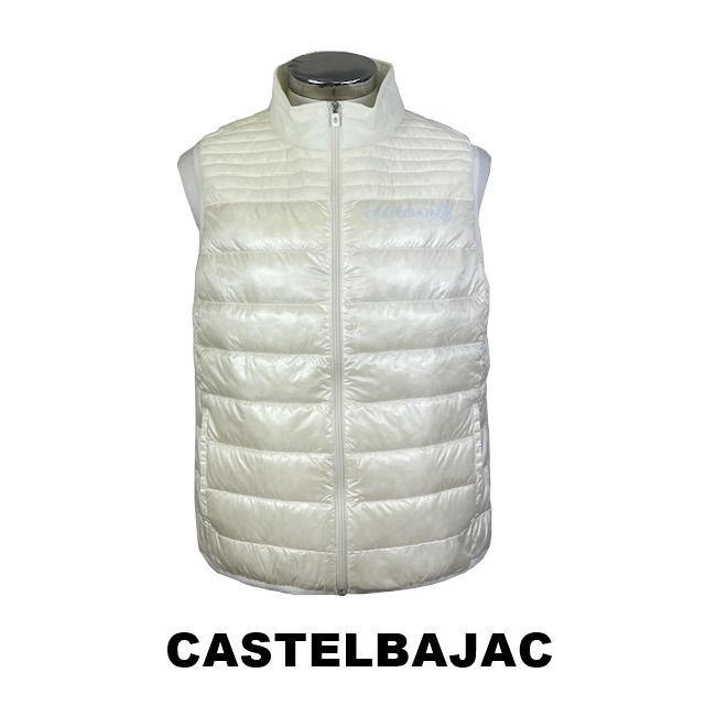 カステルバジャック CASTELBAJAC 軽量ハイブリッドダウンベスト 7235417102-1 シロ