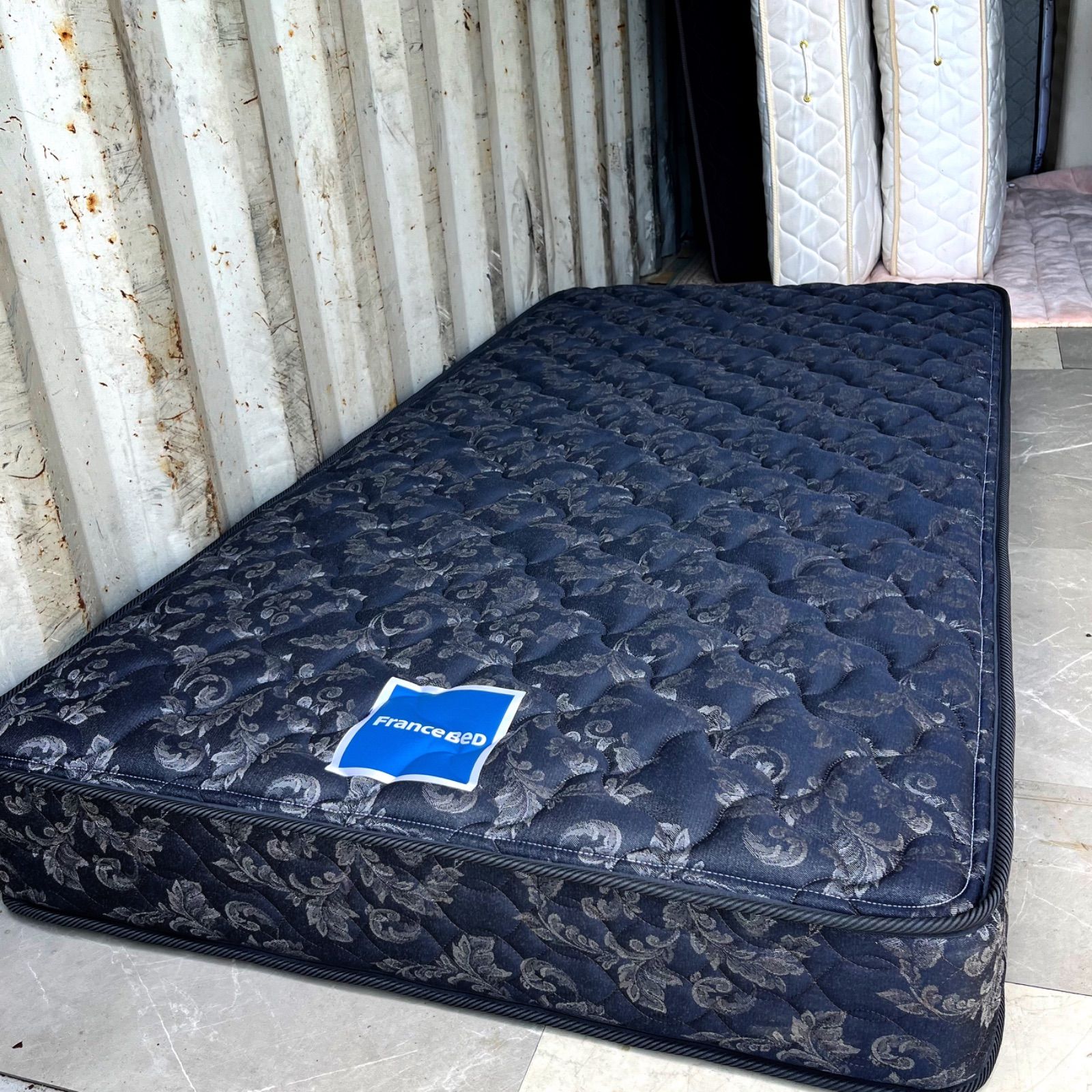 ゼルトインターナショナル ネイビーシングルマットレス