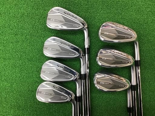 テーラーメイド Qi MAX LITE 7S アイアンセット IR NS PRO 790GH フレックスS メンズ 男性用 右利き 右用 Cランク ゴルフクラブ