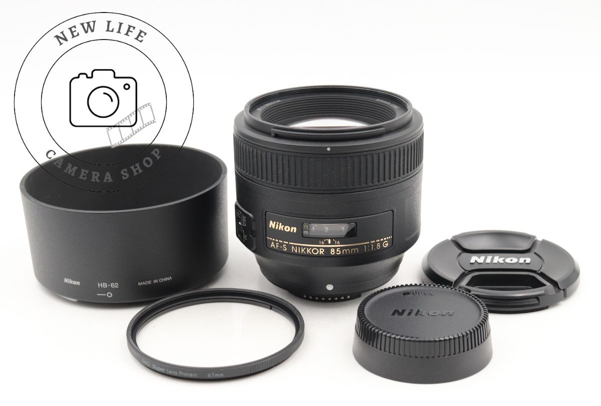 上品 Nikon ニコン AF-S NIKKOR 85mm F1.8 G 単焦点レンズ 15167