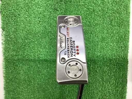 タイトリスト SCOTTY CAMERON select SQUAREBACK 1.5 2018 33インチ パター PT スチール フレックスその他 メンズ 男性用 右利き 右用 Cランク ゴルフクラブ