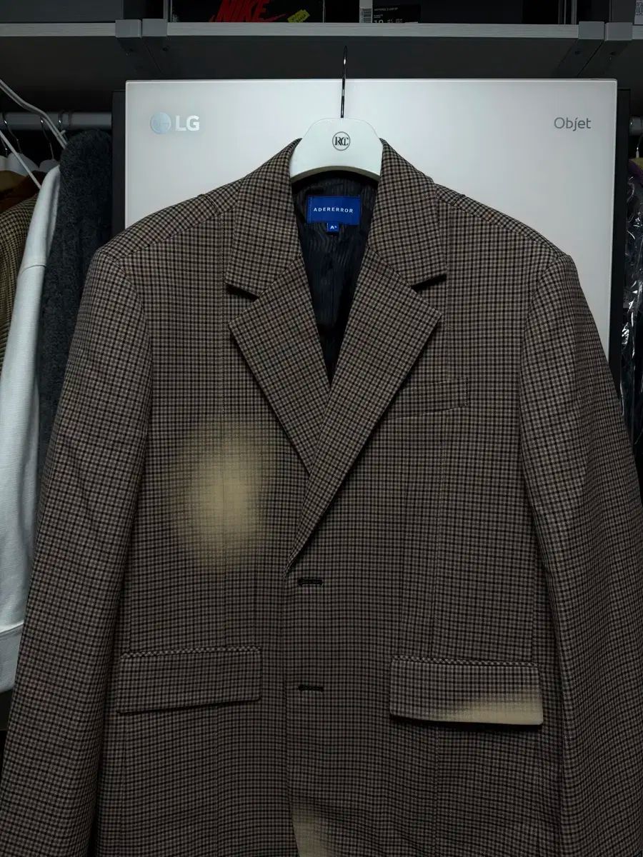 ADER ERROR ノーティック ベージュ CHECK ブレーザー A3サイズ