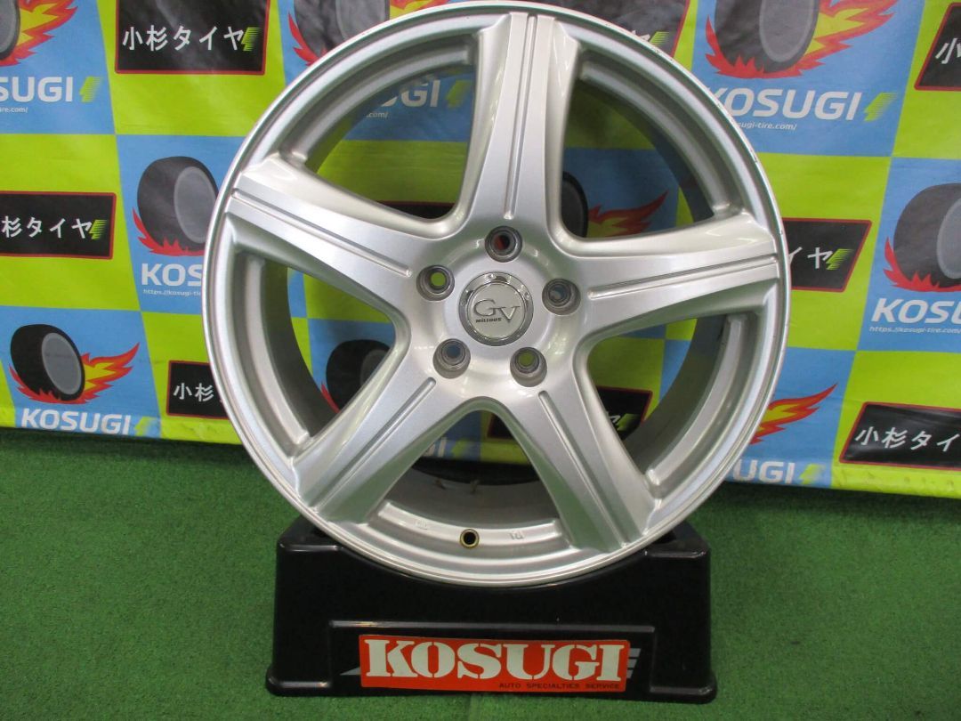 ミルアスGV 7 5 J 18 H 114 3 48 30系アルファード クラウン カムリ ハリアーなど ホイール 4本 Y 101