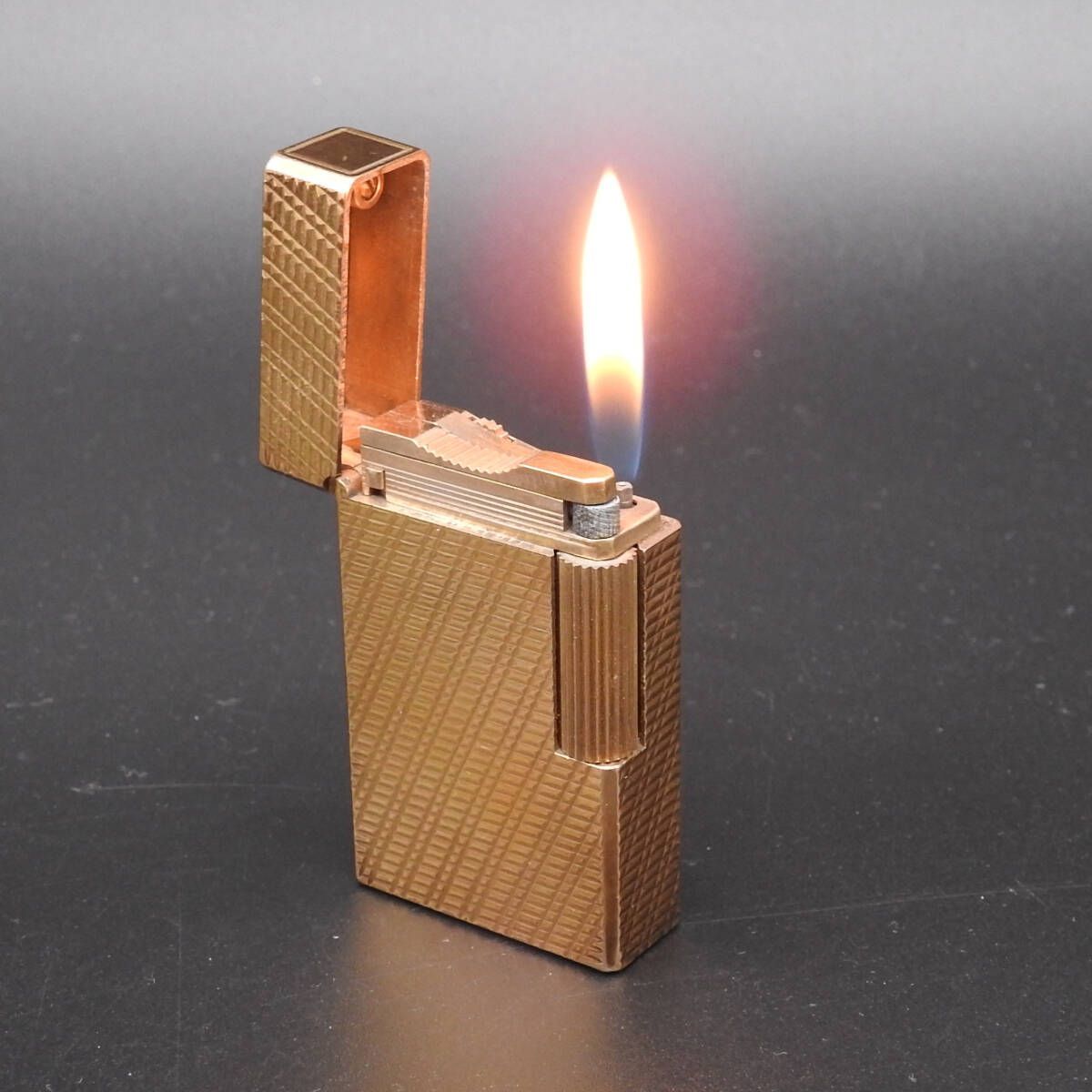 着火 済み S.T Dupont ライン1 ロング ガスライター ゴールド ️AAランク 現品限り