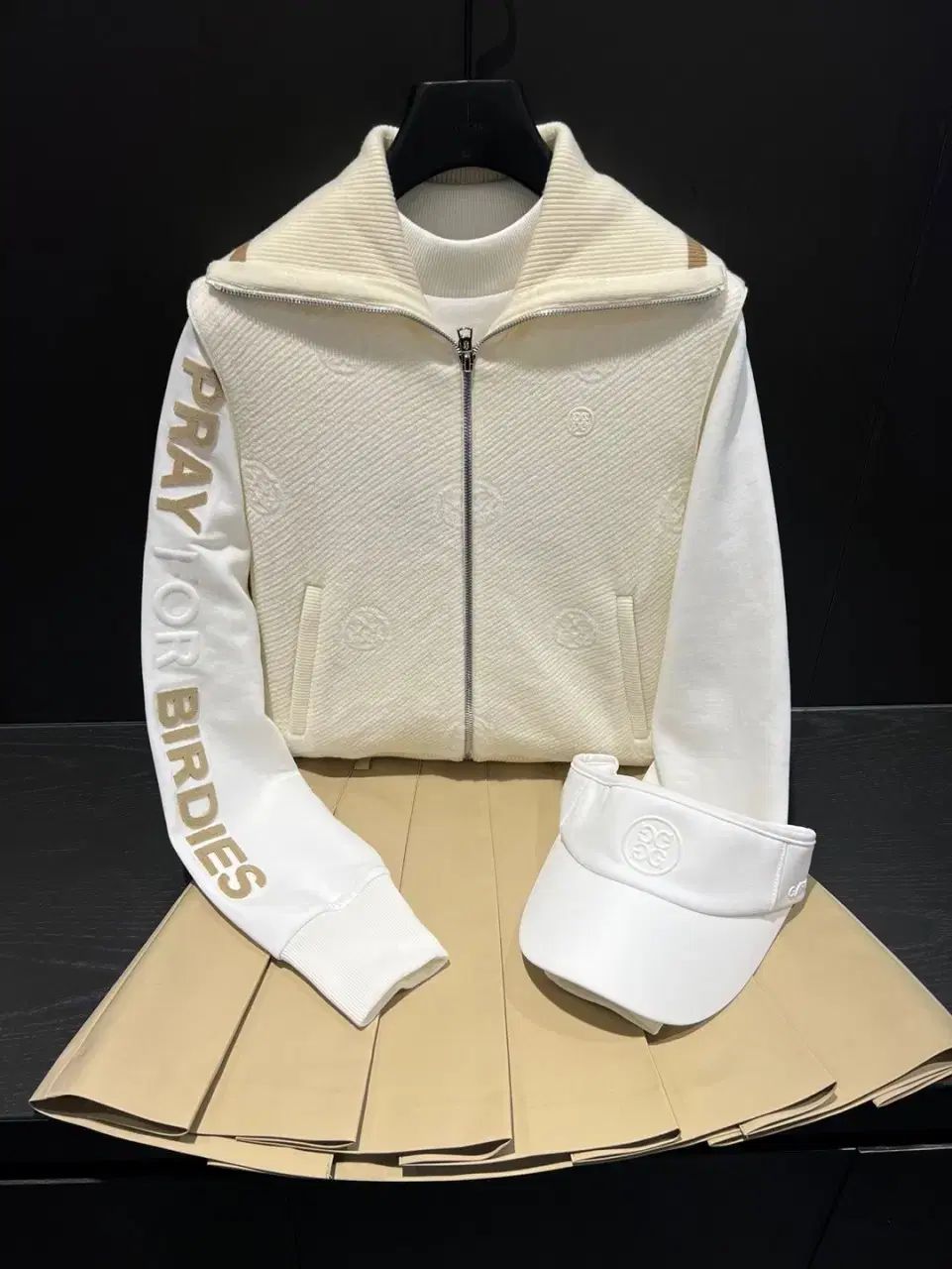 レディースゴルフ ジップアップ