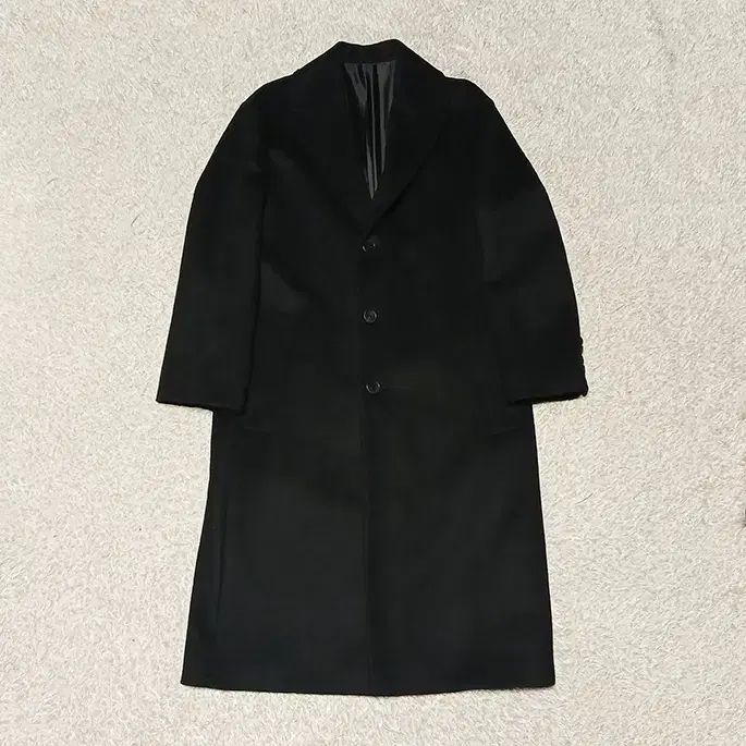 S ザ ニットカンパニー カシミアブレンド シングル チェスター ロングコート