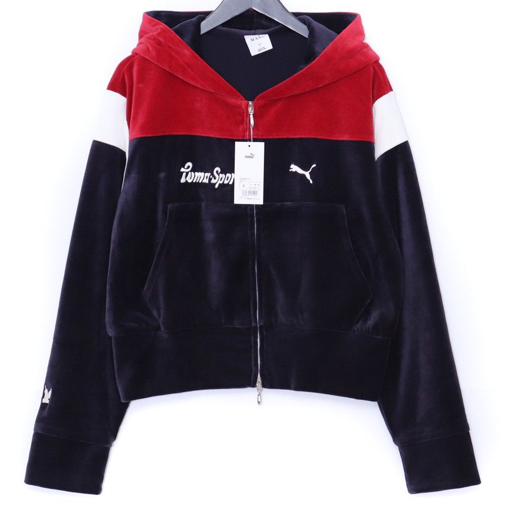 PUMA × MASU T7 ショート トラックジャケット Sサイズ ネイビー 636086