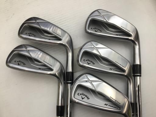 キャロウェイ X FORGED MAX STAR 2025 5S アイアンセット IR NS PRO 950GH neo フレックスS メンズ 男性用 右利き 右用 Bランク ゴルフクラブ