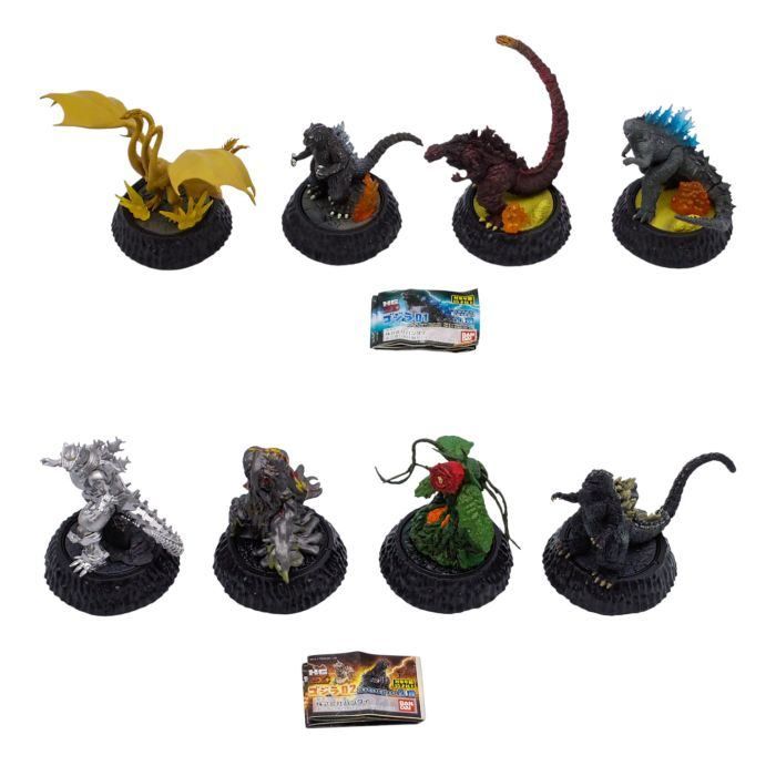 BANDAI HG D ゴジラ 01～07 通常弾コンプリートセット a 1