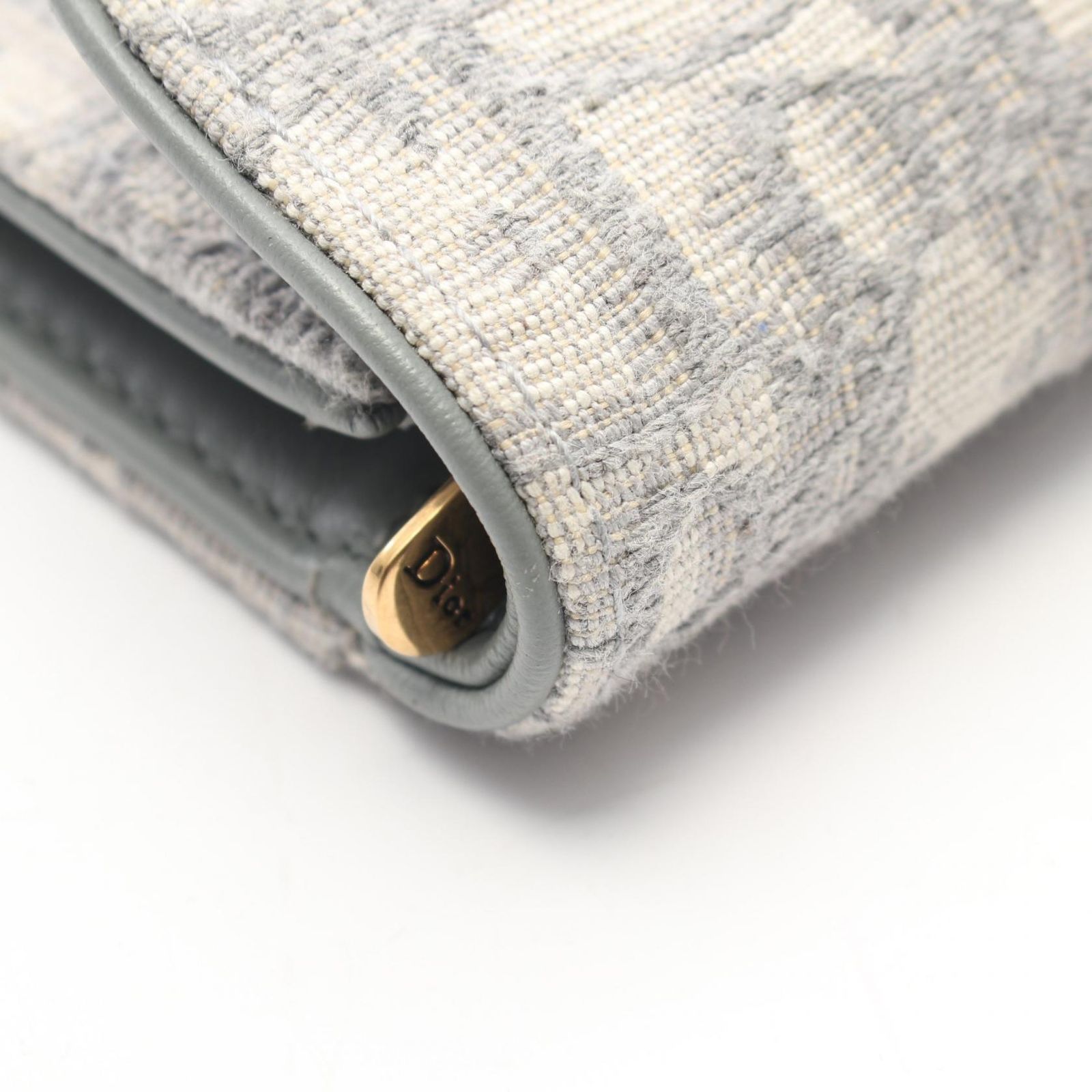 クリスチャンディオール Christian Dior 三つ折り財布 SADDLE サドル