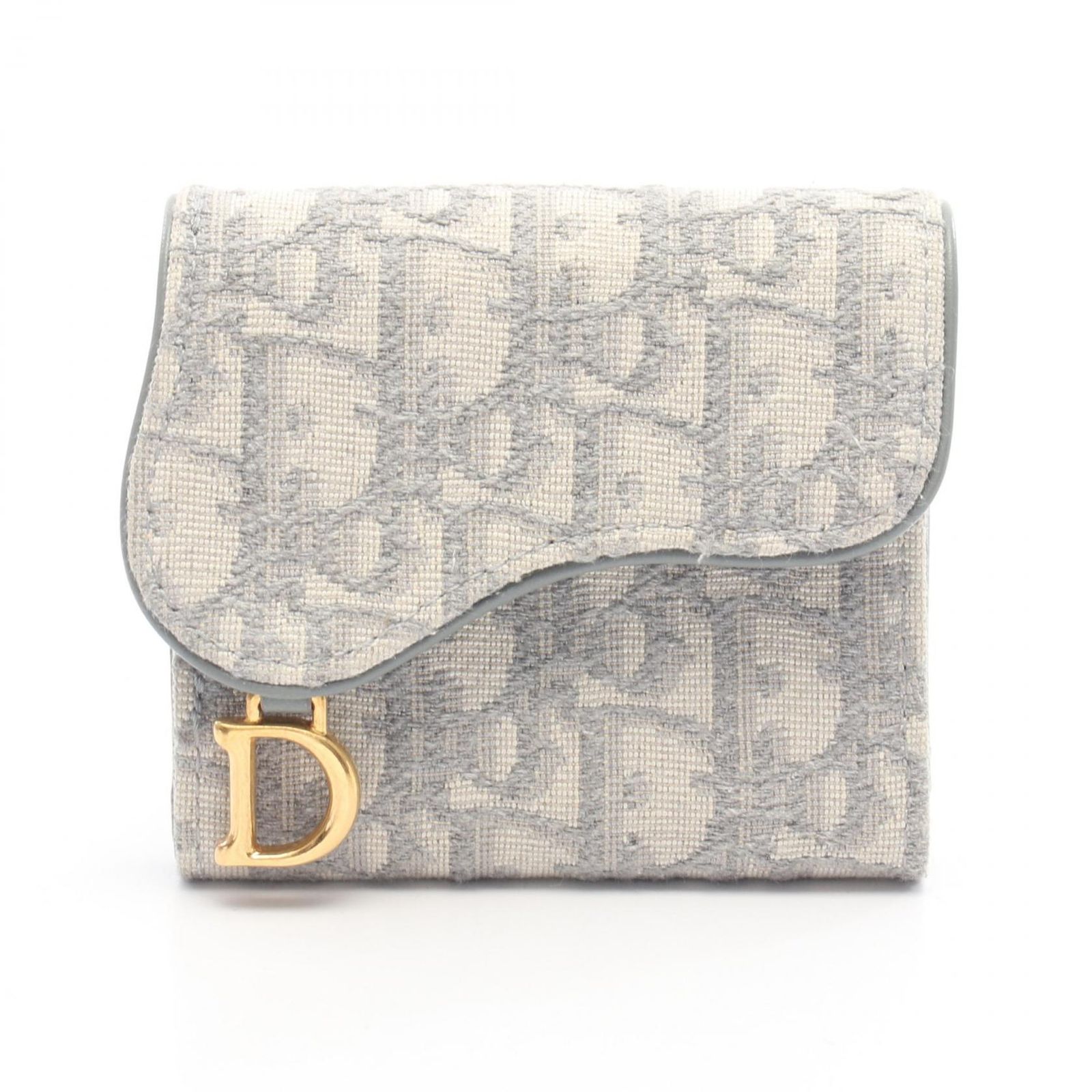 クリスチャンディオール Christian Dior 三つ折り財布 SADDLE サドル