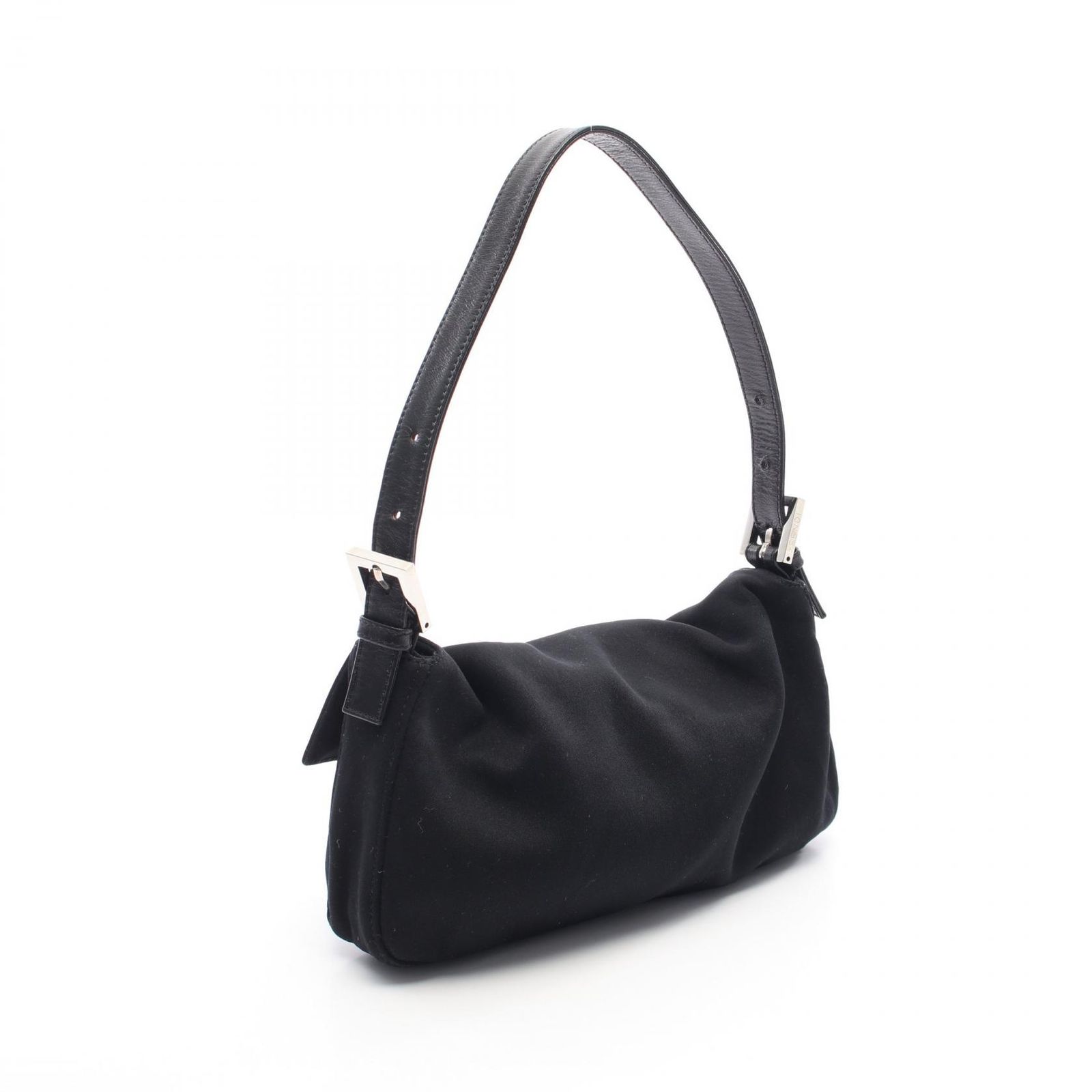 フェンディ FENDI ハンドバッグ マンマバケット 26424 ブラック レザー マンマバケット ハンドバッグ レディース Used B