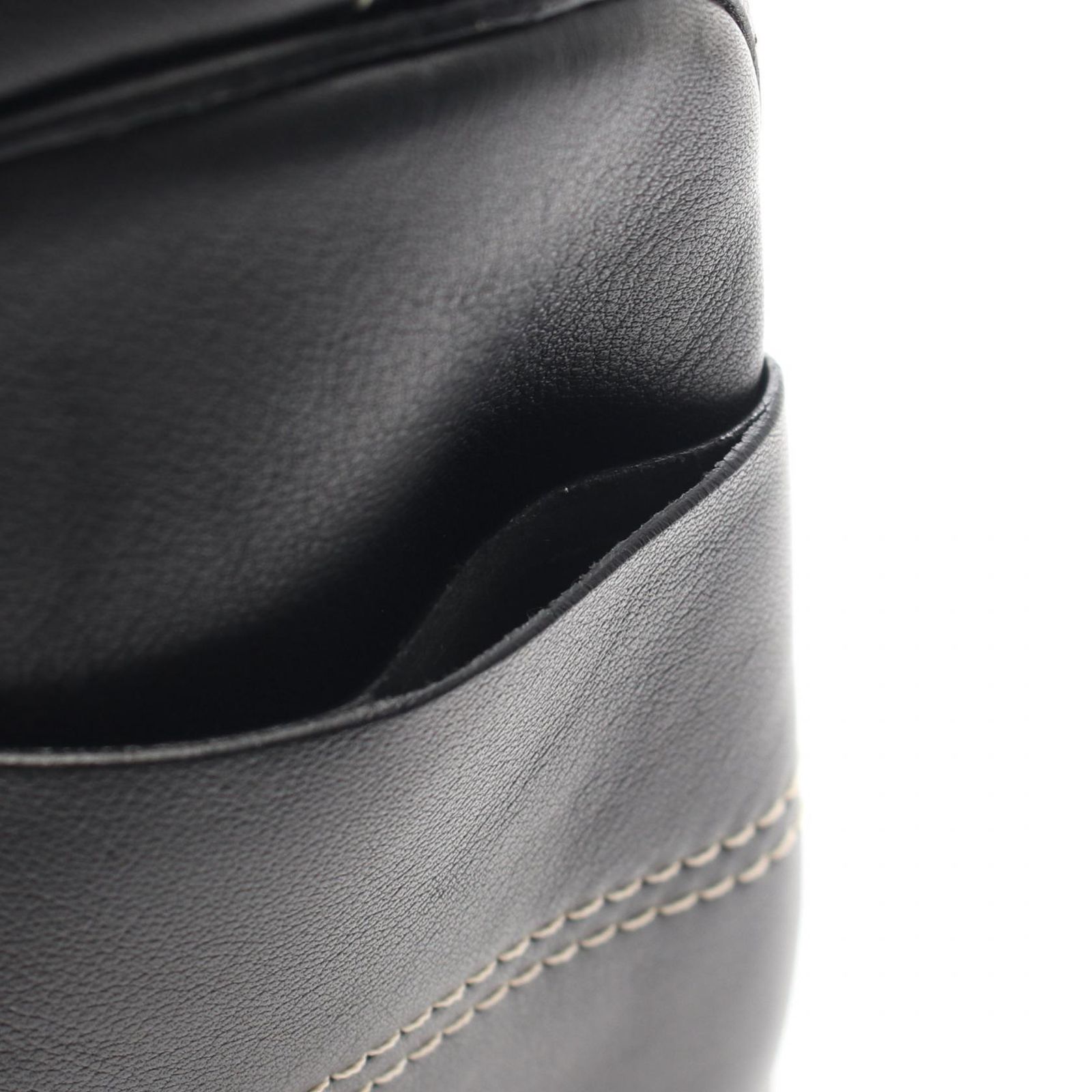 セリーヌ CELINE ハンドバッグ ブギーバッグ ブラック レザー ブギーバッグ レディース Used B DECORATOM_COM_BR