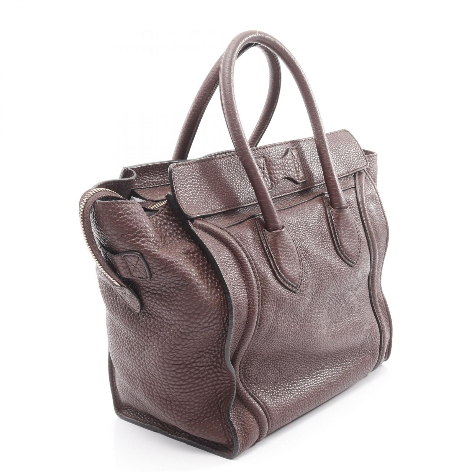 セリーヌ CELINE ハンドバッグ ラゲージ ミニショッパー 165213 レザー ハンドバッグ レディース Used B
