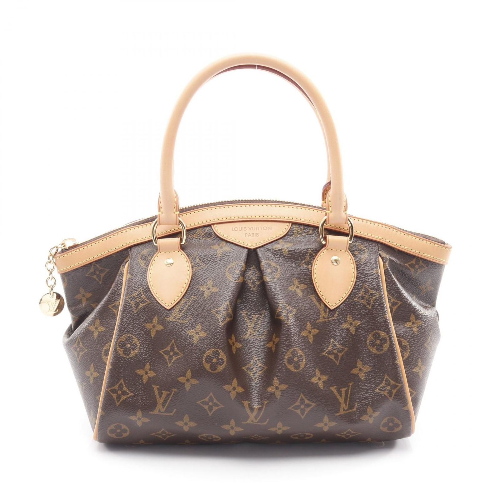 ルイ ヴィトン LOUIS VUITTON ハンドバッグ ティヴォリPM モノグラム M 40143 PVCコーティングキャンバス レザー レディース A