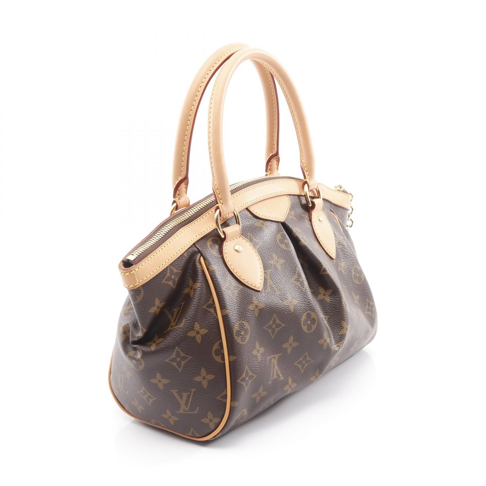 ルイ ヴィトン LOUIS VUITTON ハンドバッグ ティヴォリPM モノグラム M40143 PVCコーティングキャンバス レザー ティヴォリPM レディース Used A