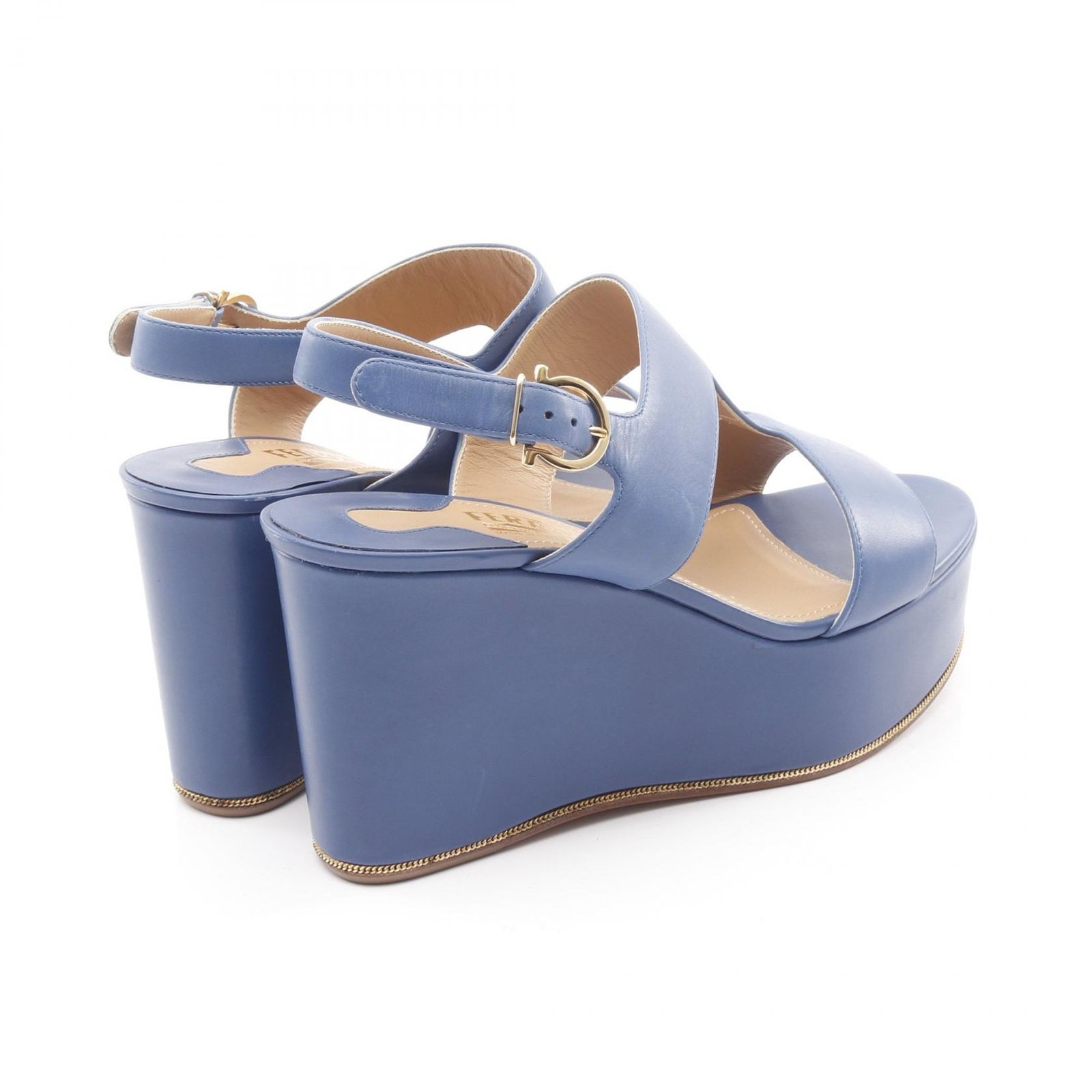 サルヴァトーレフェラガモ Salvatore Ferragamo サンダル ガンチーニ レザー レディース A