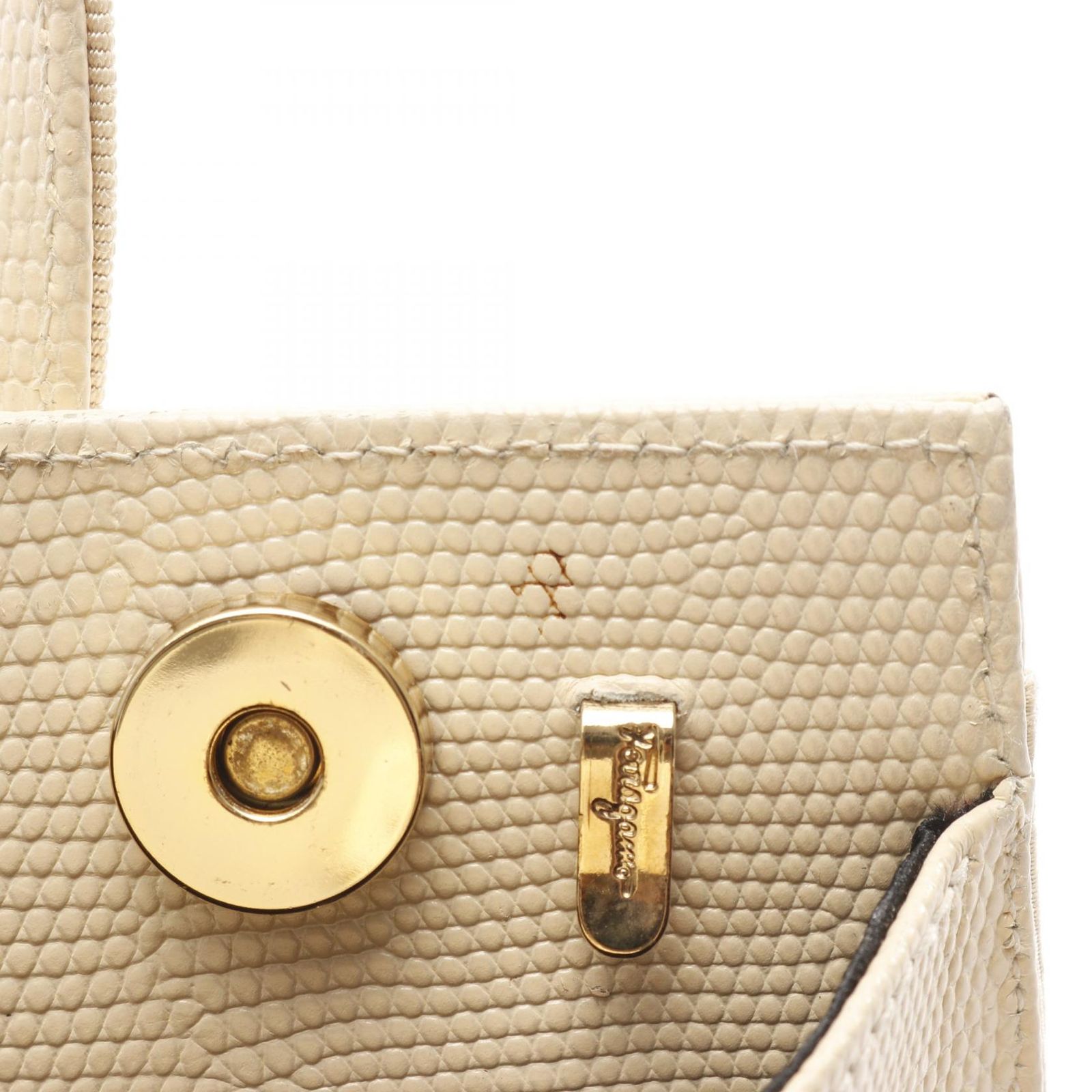 サルヴァトーレフェラガモ Salvatore Ferragamo ハンドバッグ ヴァラリボン BA214178 レザー ハンドバッグ レディース Used B DECORATOM_COM_BR