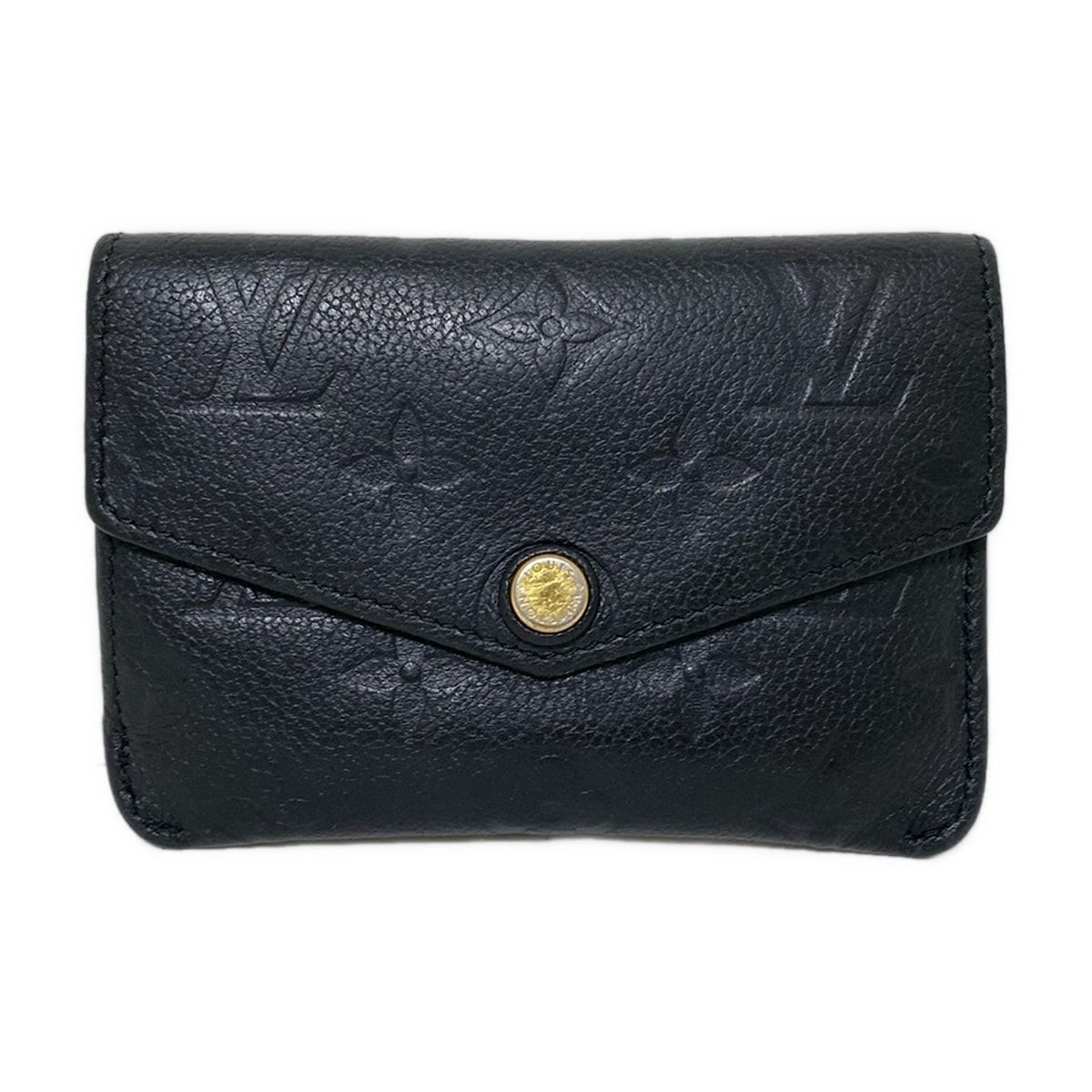 LOUIS VUITTON ルイヴィトン コインケース モノグラム アンプラント ポシェットクレ M60633 ノワール レザー