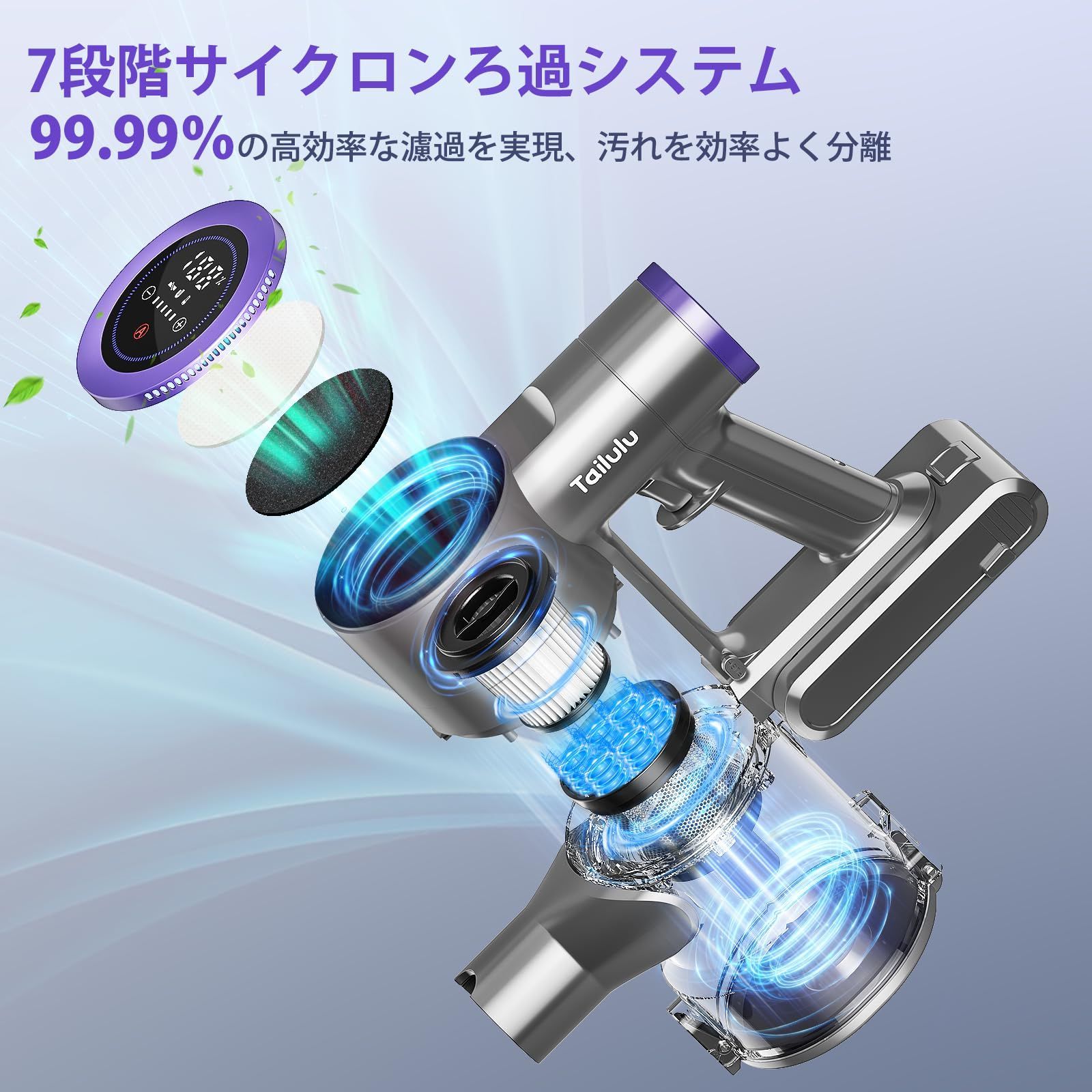 60分長時間稼働 絡まないヘッド