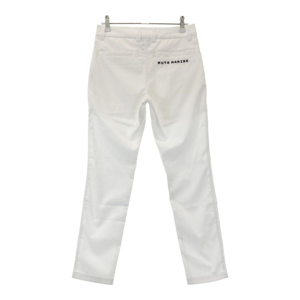 サイズ 1 MUTA MARINE ムータマリン ドットエア 裏地付 ロングパンツ ホワイト系 240101482993 ゴルフウェア レディース ストスト