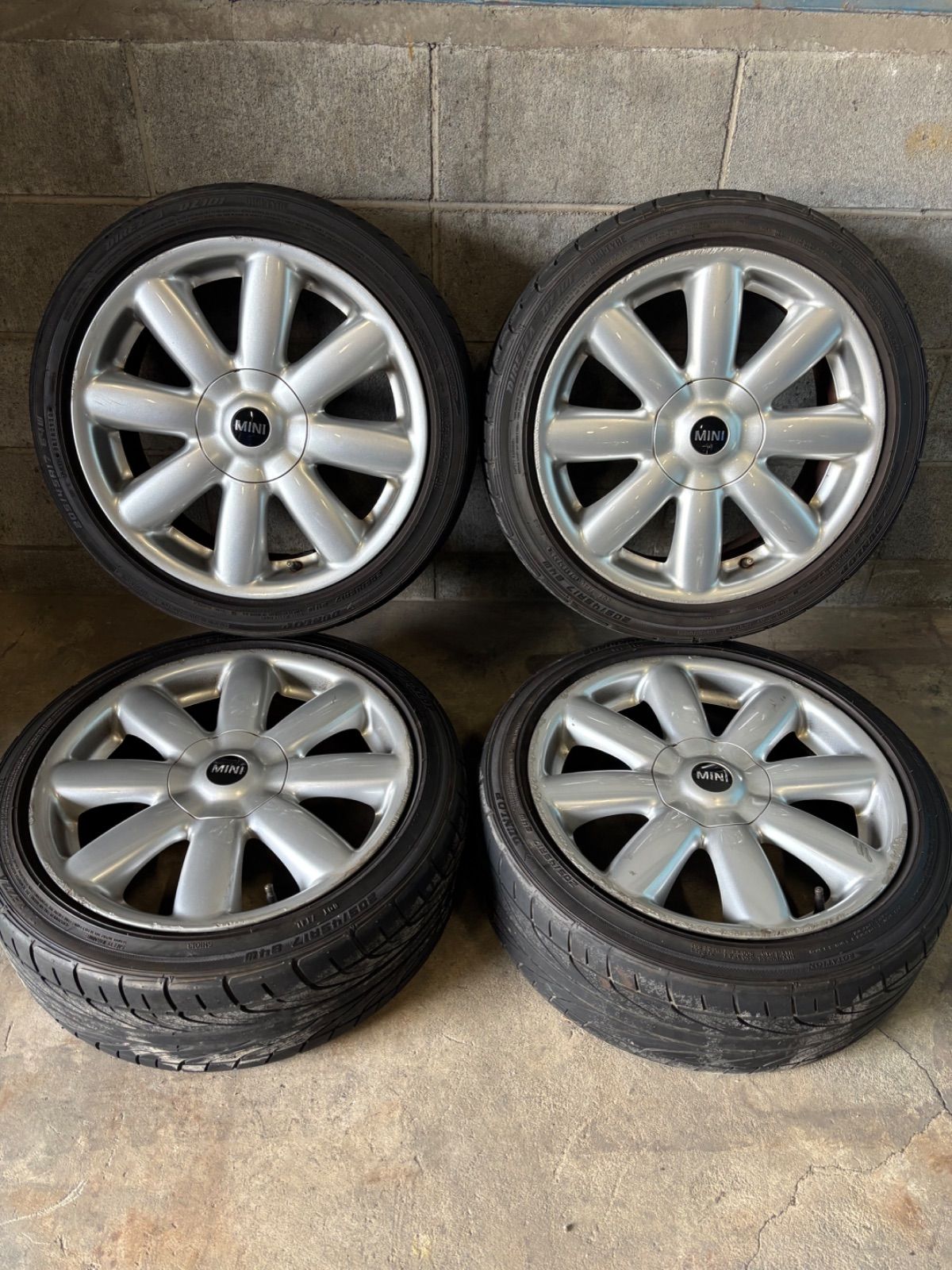 MINI 17インチ R 56 シルバーホイール 8スポーク 4本 205 45 17