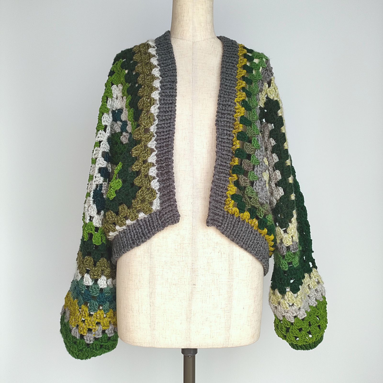 ヘキサゴンカーディガン 長袖