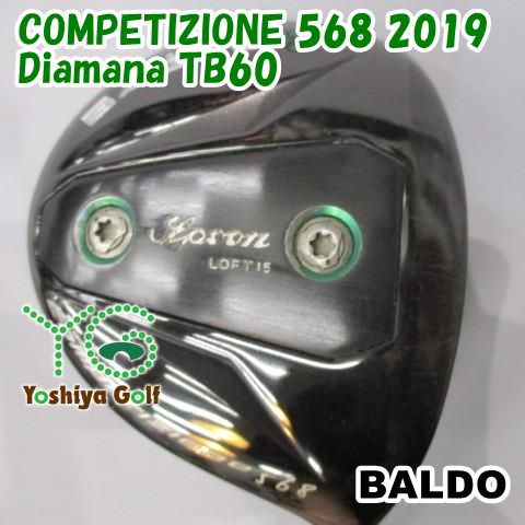 フェアウェイウッド バルド COMPETIZIONE 568 2019 Diamana TB60 S 15 137300