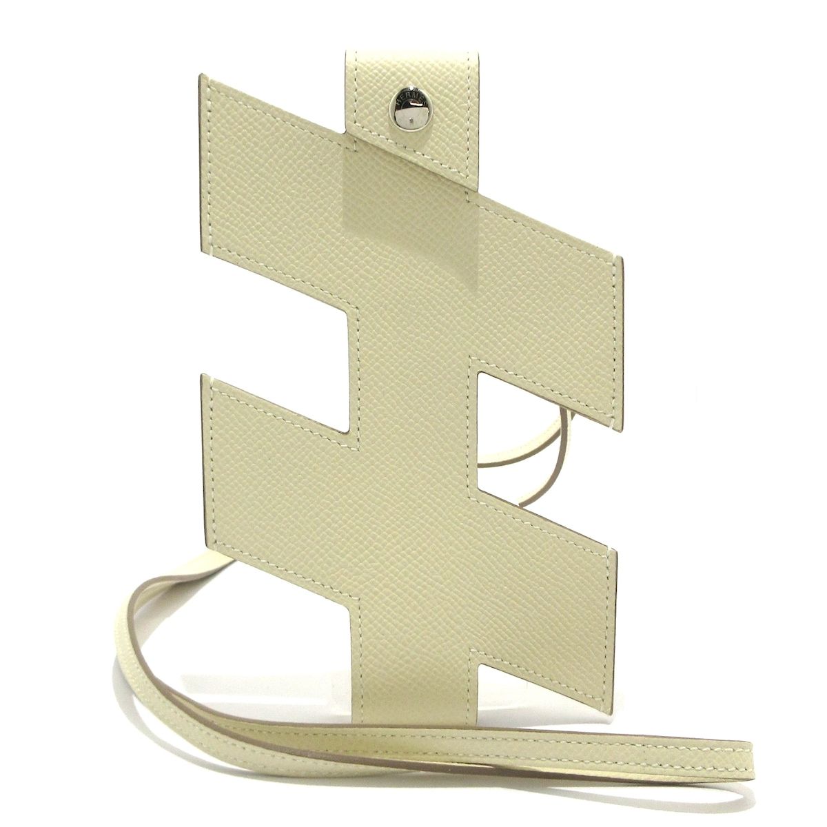 HERMES エルメス 携帯電話ケース スマートフォンケース Hタグ クレ シルバー金具