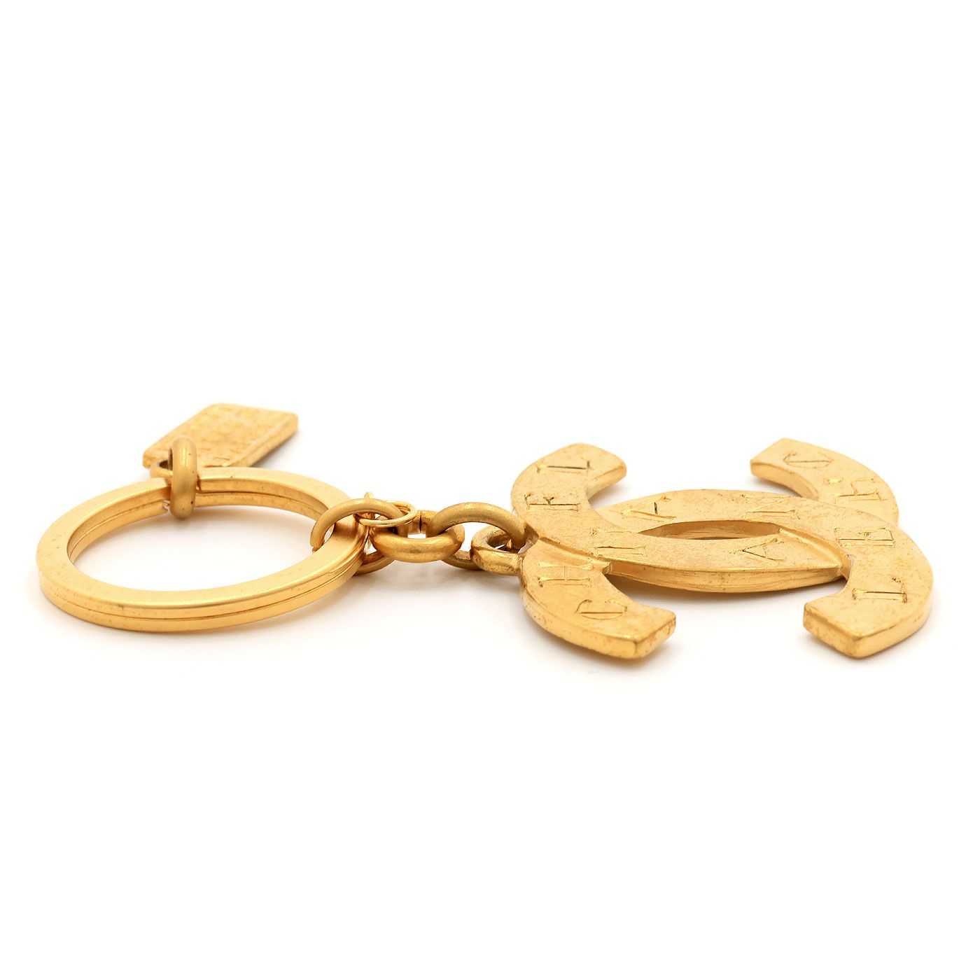 中古 美品 】シャネル CHANEL CAMBON キーホルダー キーリング ココ  