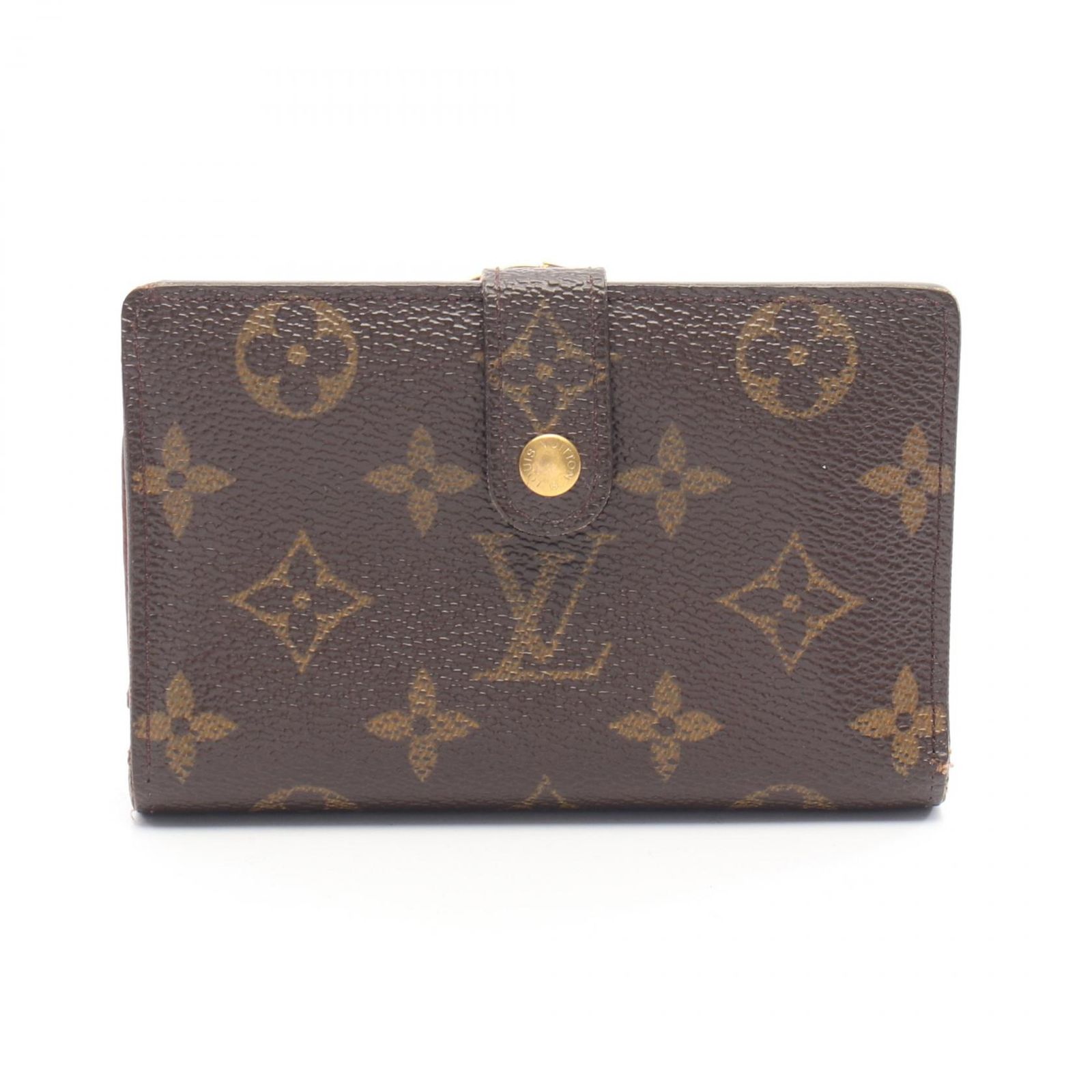 ルイ ヴィトン LOUIS VUITTON 二つ折り財布 ポルトモネ ビエ ヴィエノワ M 61663 PVCコーティングキャンバス レディース B