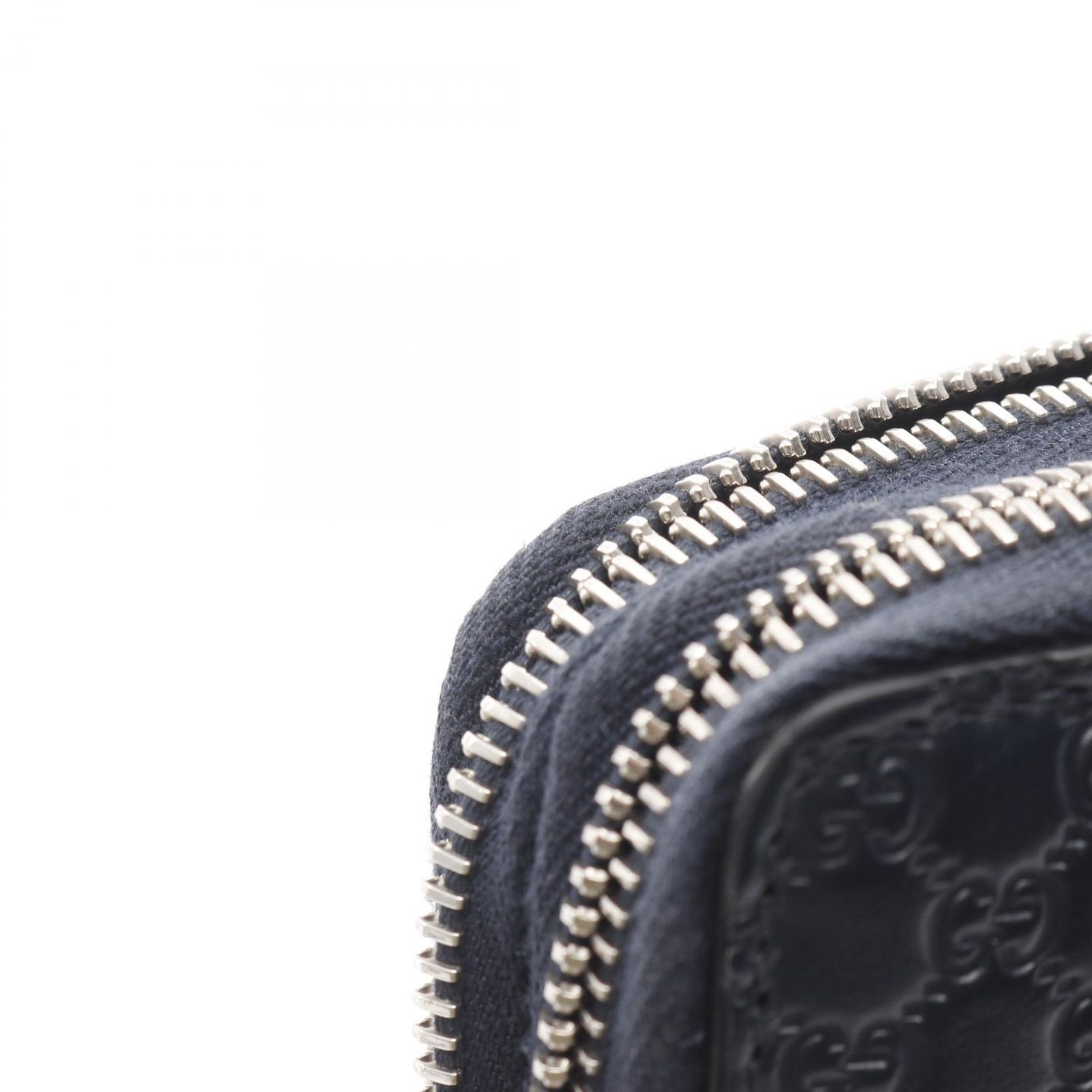 ネイビー レザー