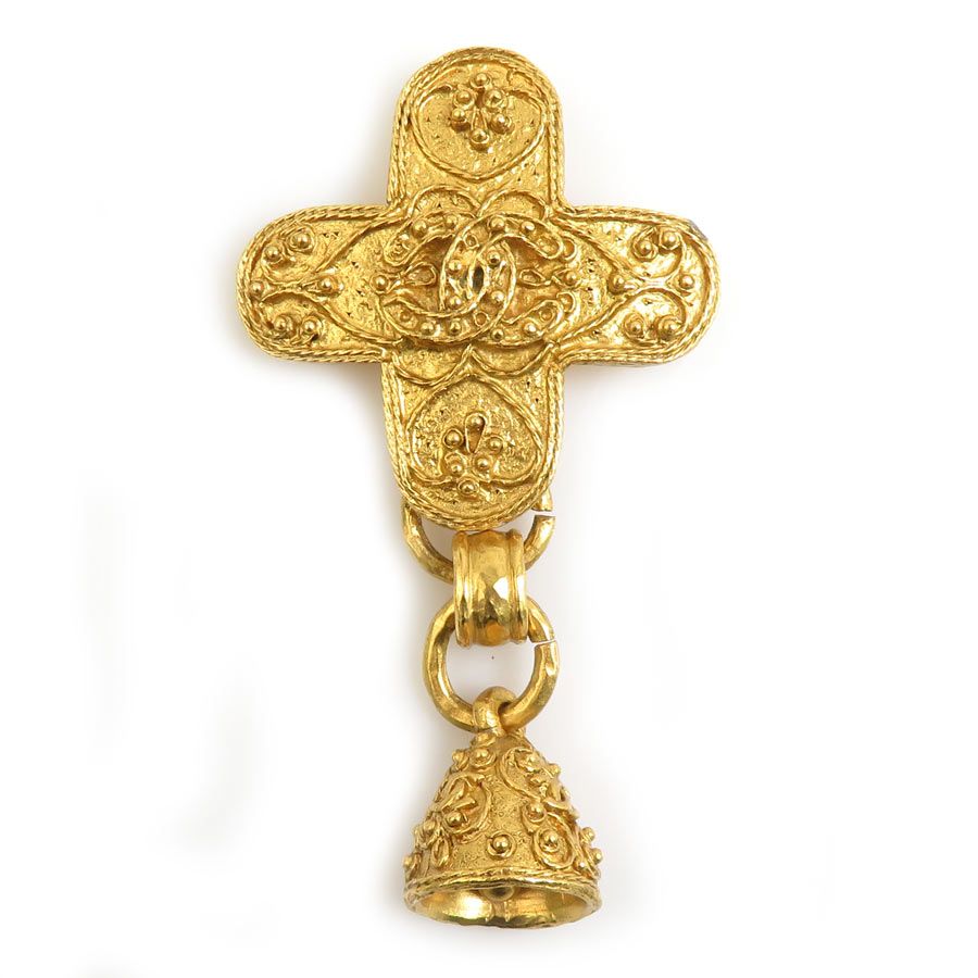 シャネル CHANEL ブローチ ココマーク 鈴