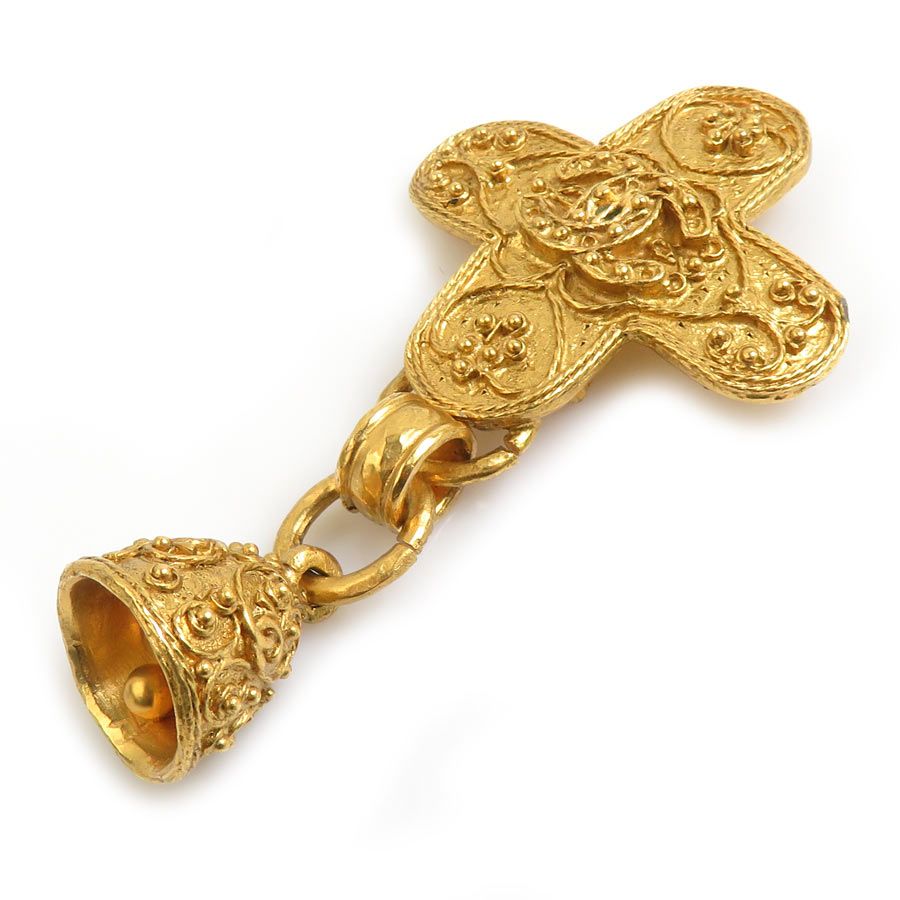 シャネル CHANEL ブローチ ココマーク 鈴