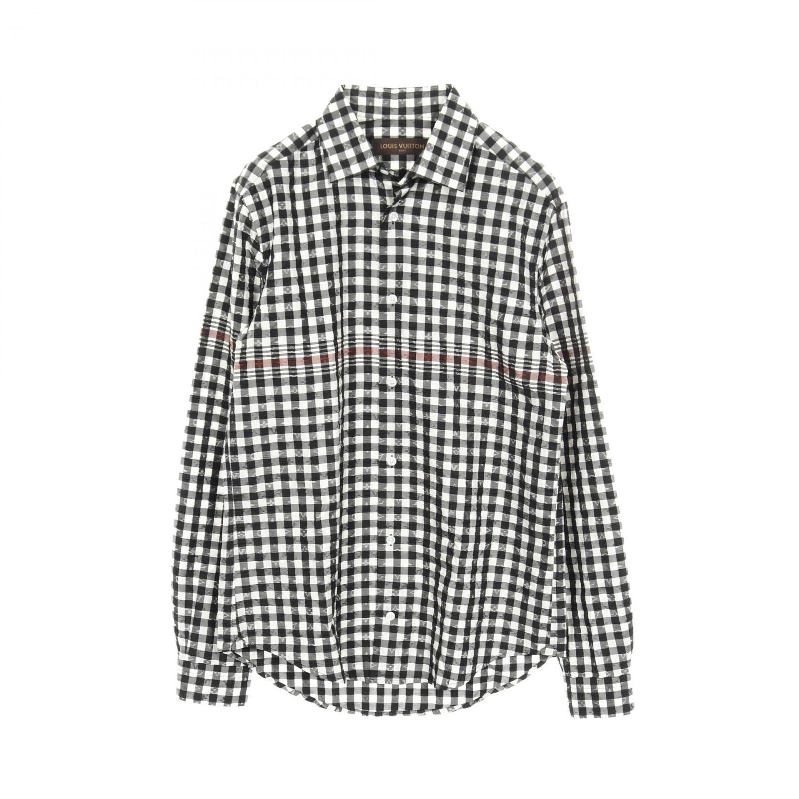 ルイ ヴィトン LOUIS VUITTON モノグラム シルク シャツ メンズ Used B