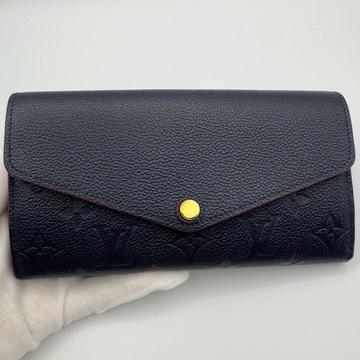 フォローでクーポンプレゼント 送 ヴィトン財布 ポルトフォイユ サラ モノグラム アンプラント マリーヌルージュ