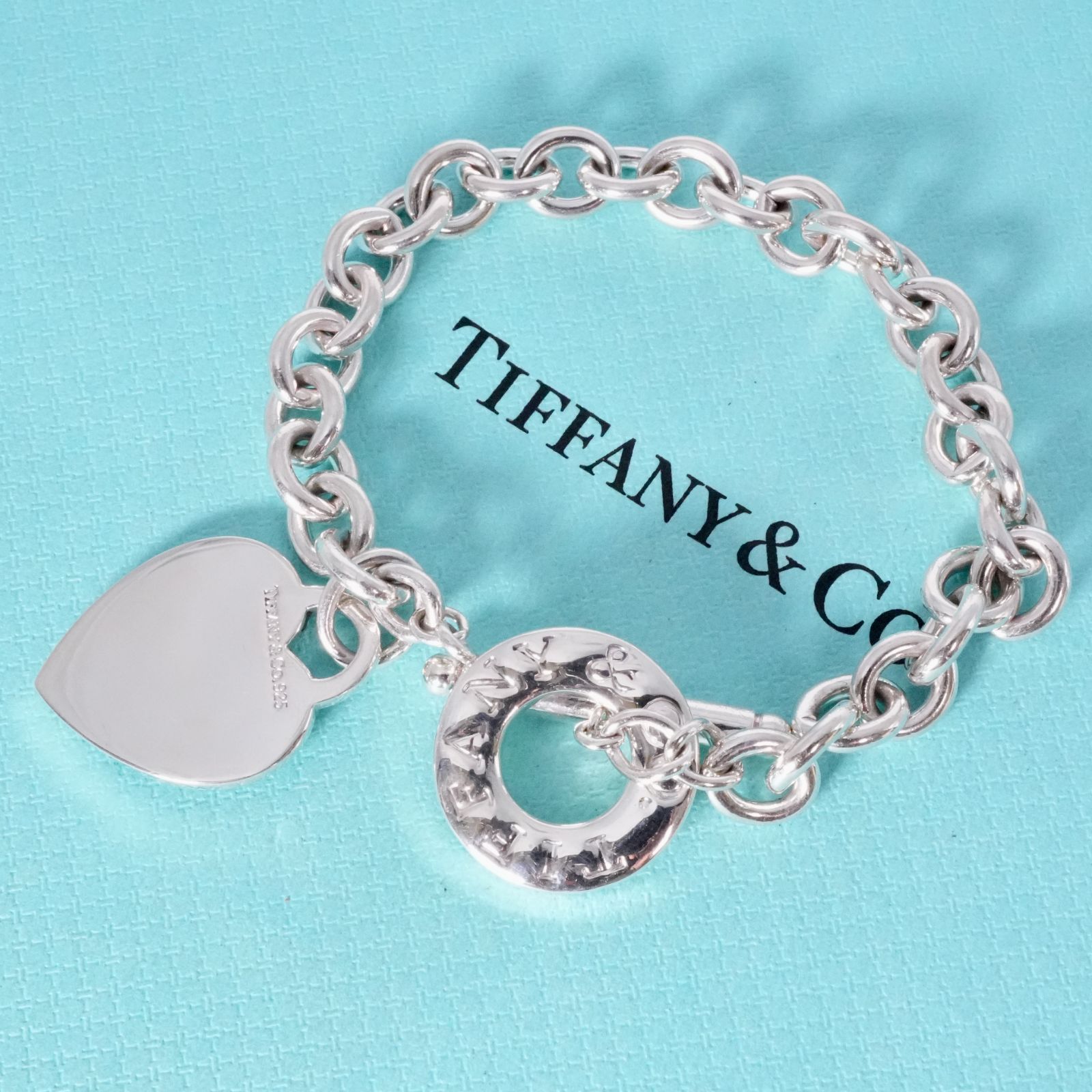 ティファニー ハートタグ トグル シルバー ブレスレット 24-5295
