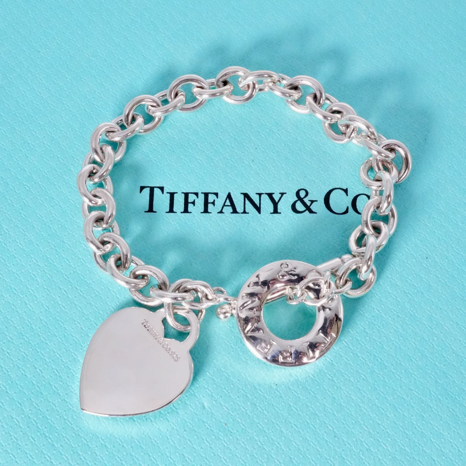 ティファニー ハートタグ トグル シルバー ブレスレット 24-5295