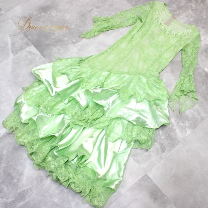 ラインストーン 丸首