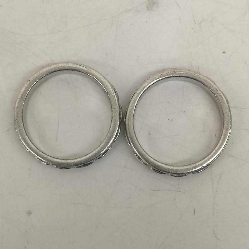 Vivienne Westwood ヴィヴィアンウエストウッド 指輪 ロゴ 2連 シルバー リング 指輪 XL 19号 WWW_SHINETEETH_COM