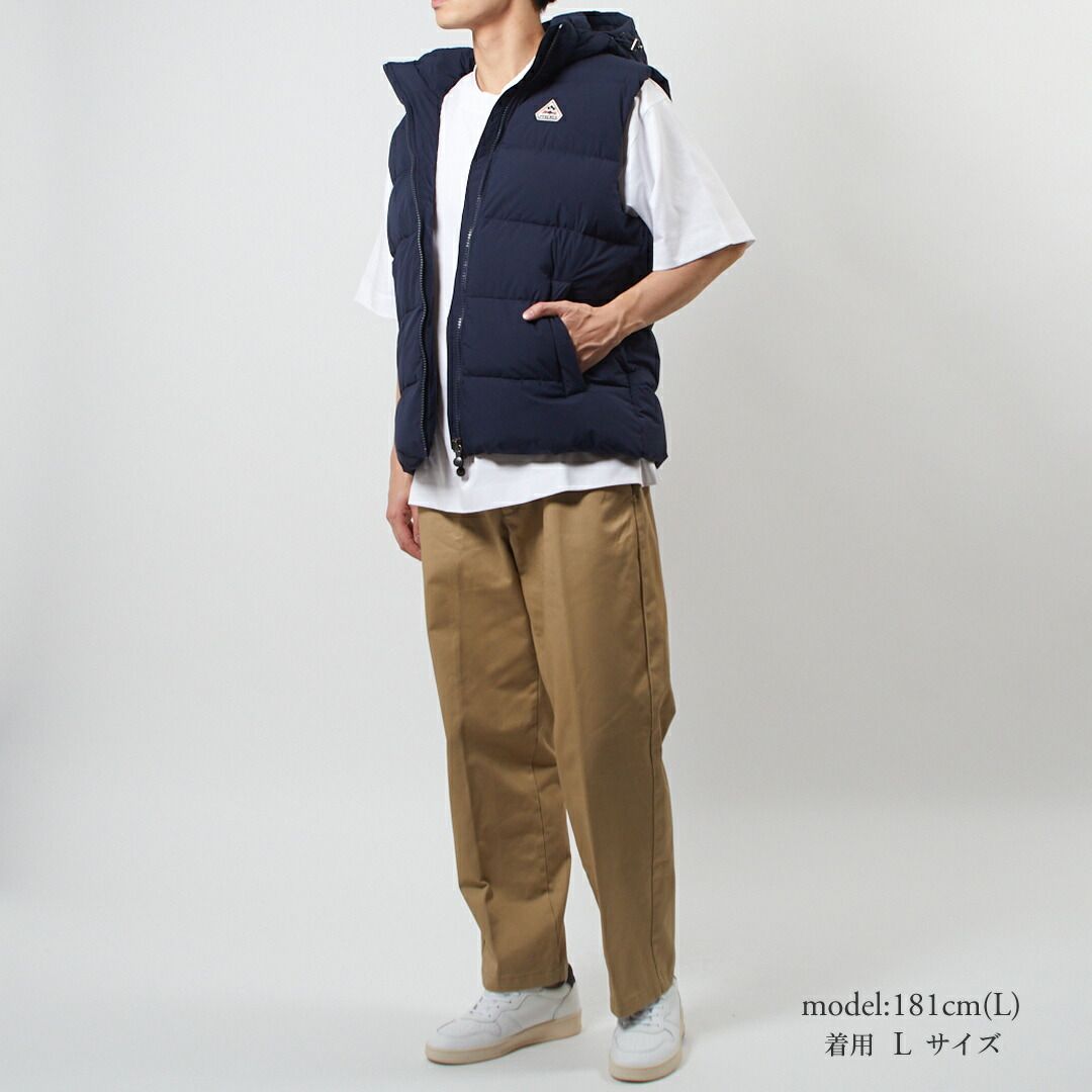 ピレネックス PYRENEX メンズダウンベスト スプートニックメンズアウター ダウンブルゾン ジレ SPOUTNIC MINI RIPSTOP VEST HMS017P HMY021 SPOUTNIC MINI RIPSTOP VEST BLACK