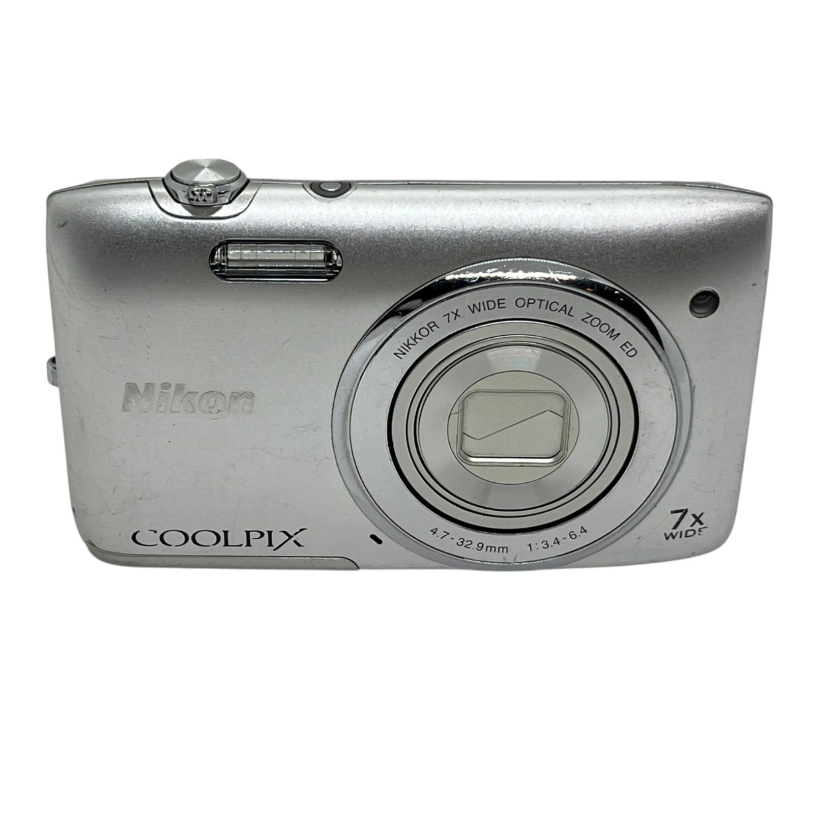管2510-15】動作未確認☆NIKON ニコン COOLPIX S3400 コンパクト