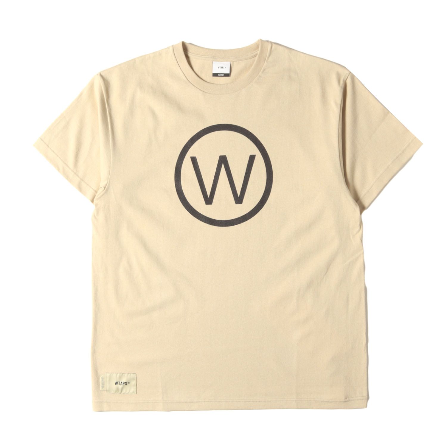 WTAPS ダブルタップス Tシャツ サイズ:S / 24SS サークルロゴ クルーネック Tシャツ (BIRTH / SS) / ベージュ / トップス カットソー 半袖 プルオーバー【メンズ】【K4434】 新品】WTAPS ダブルタップス Tシャツ サイズ:S / 24SS サークルロゴ