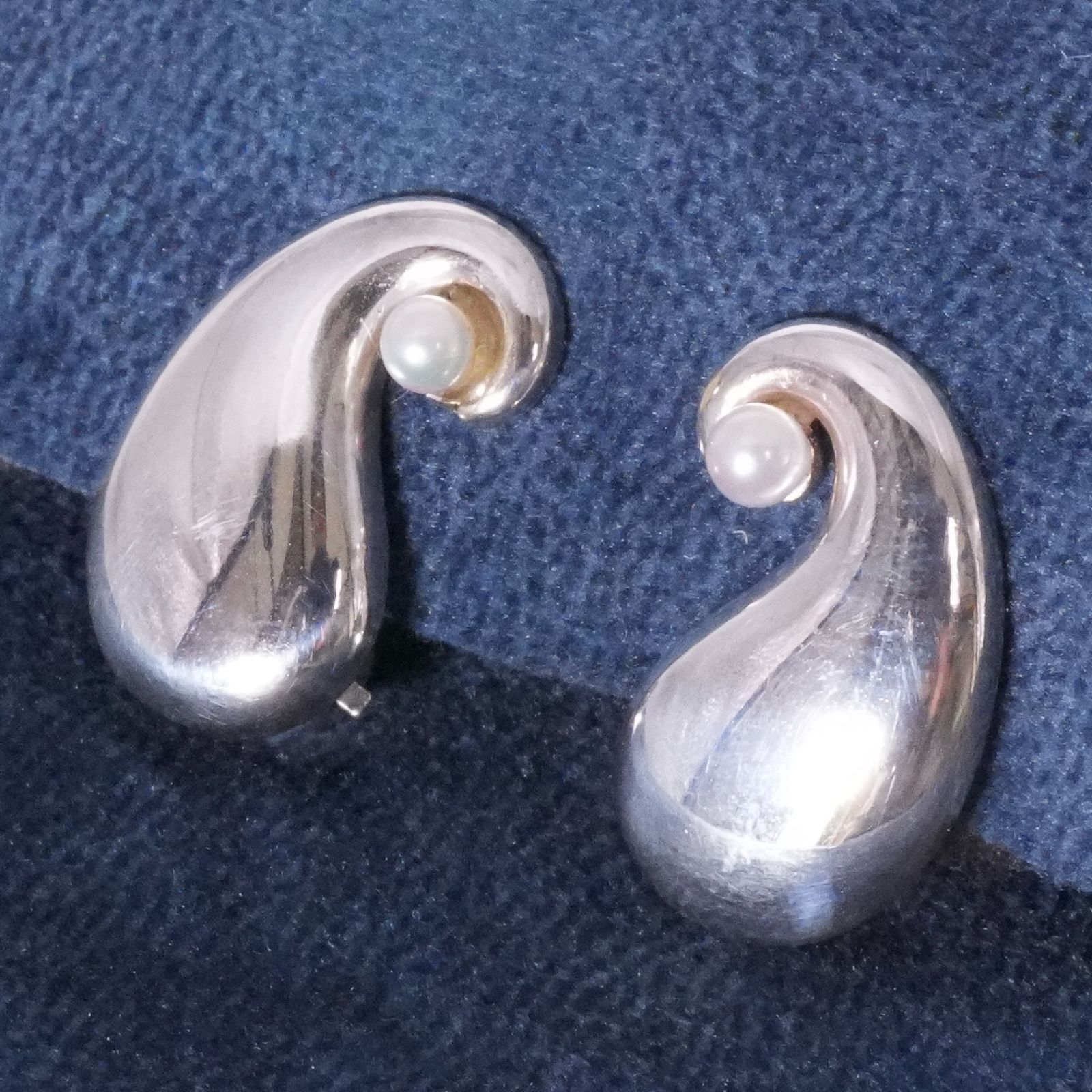 ジョージジェンセン シルバー パール 398 イヤリング 真珠 24-4772S