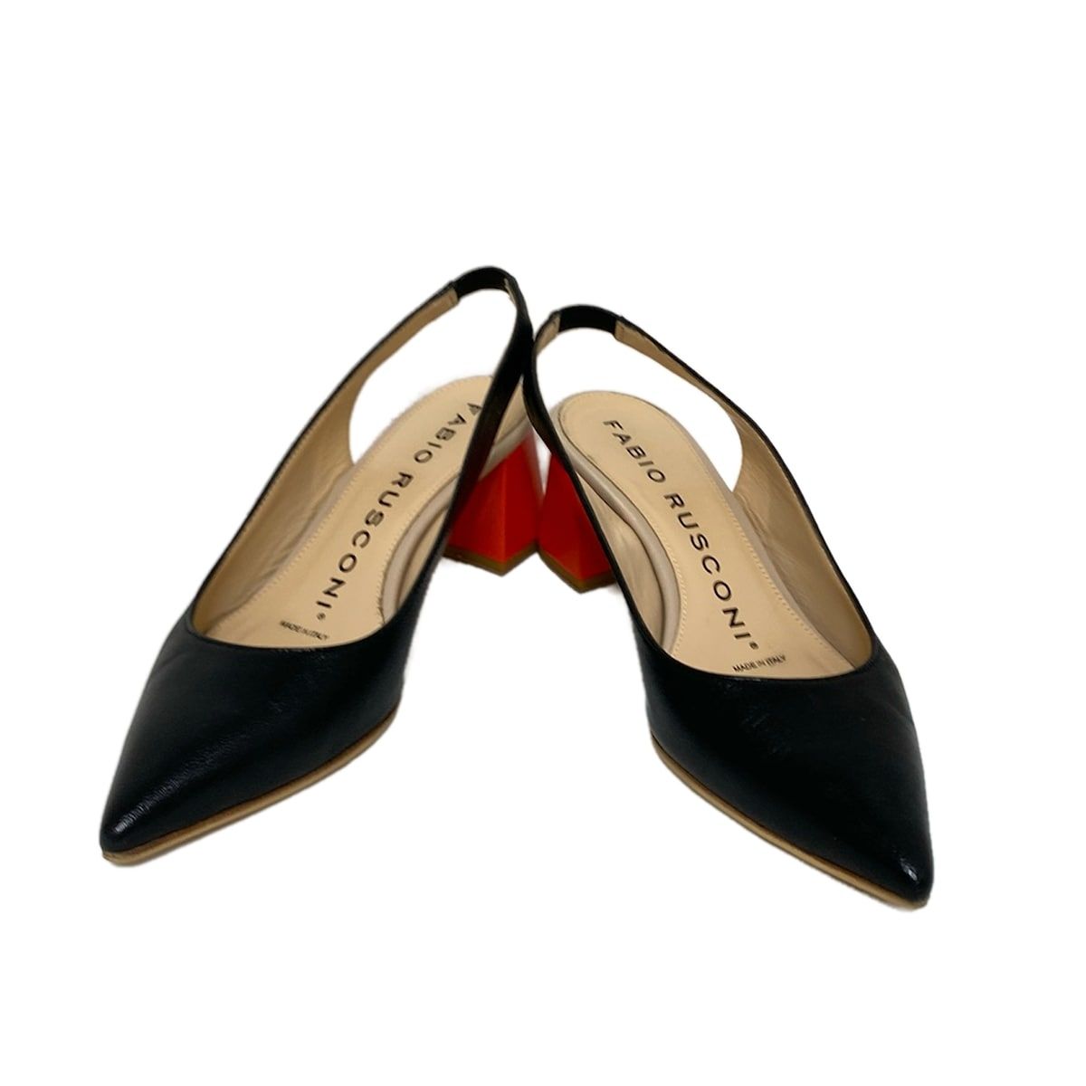 FABIO RUSCONI ファビオルスコーニ サンダル 35 レディース - 黒 レザー