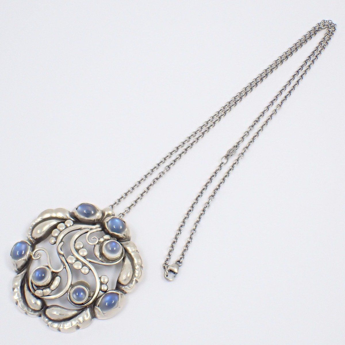 GEORG JENSEN ジョージジェンセン 159 ムーンライトブロッサム ネックレス シルバー925 ムーンストーン いおき質店